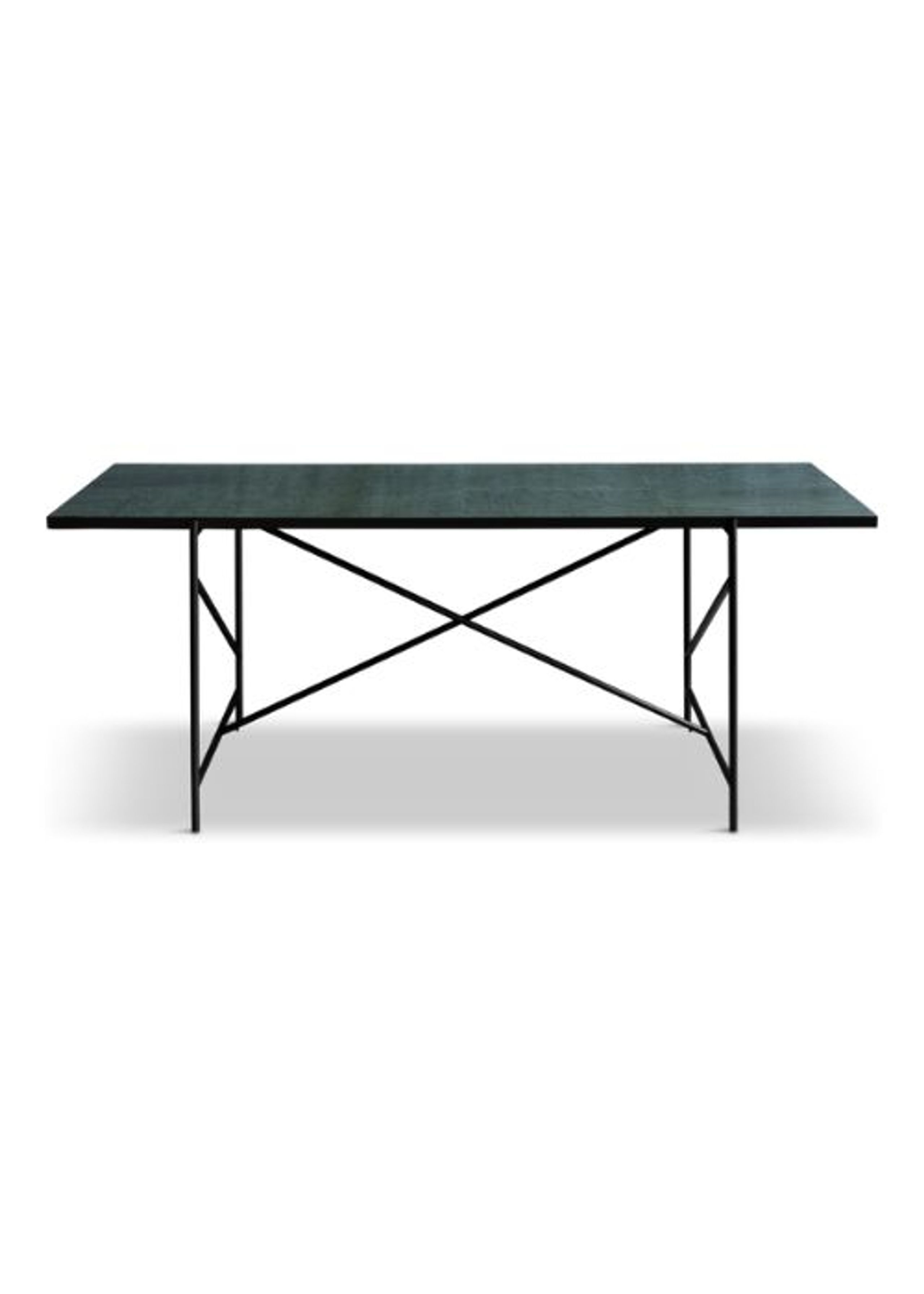 Handvärk - Mesa de jantar - Dining Table 185 by Emil Thorup - Black / Green Marble