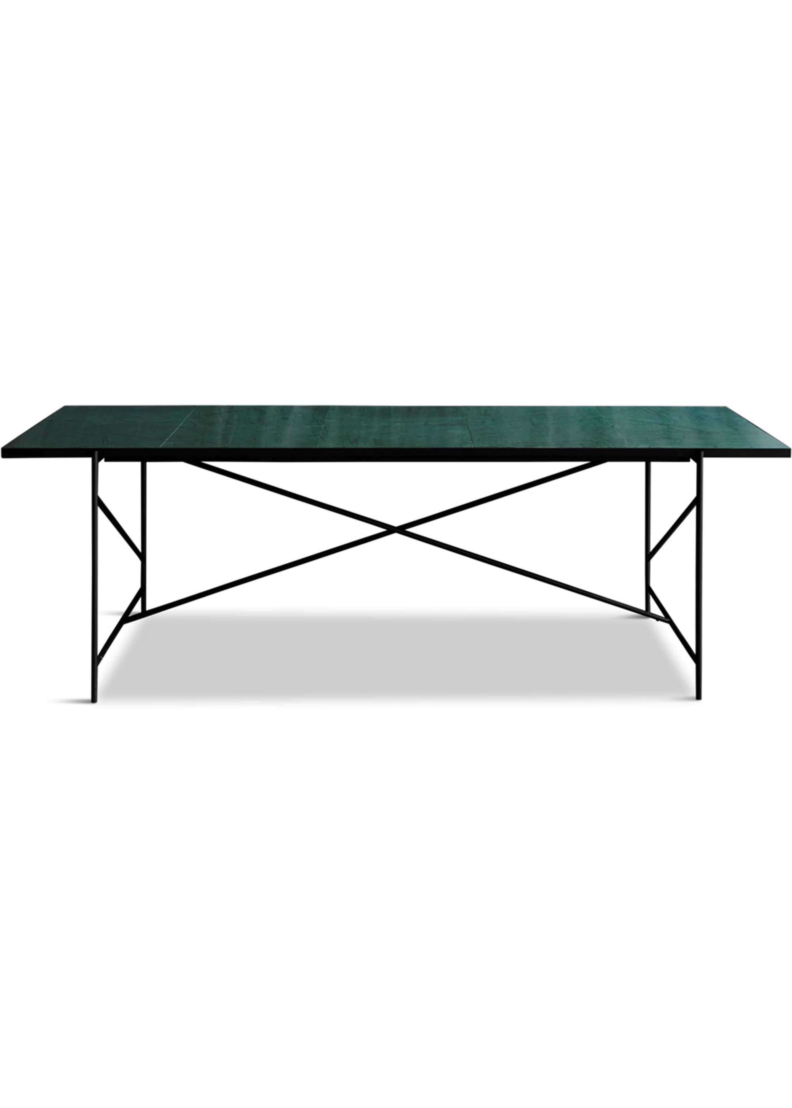 Handvärk - Mesa de jantar - Dining Table 230 by Emil Thorup - Black / Green Marble