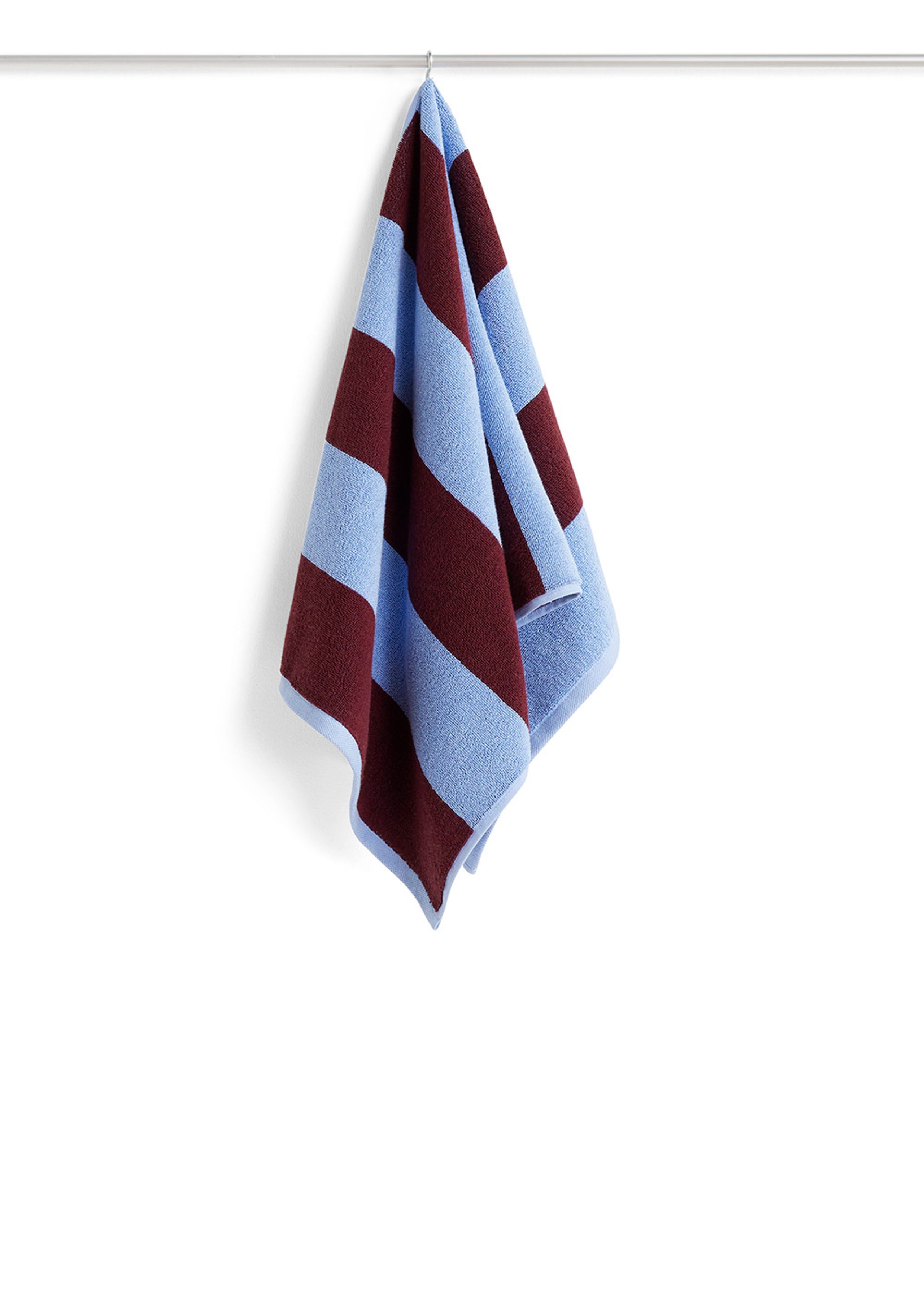 Stripe - Frotté - - Hand Sky Handtuch Bordeaux Towel & HAY