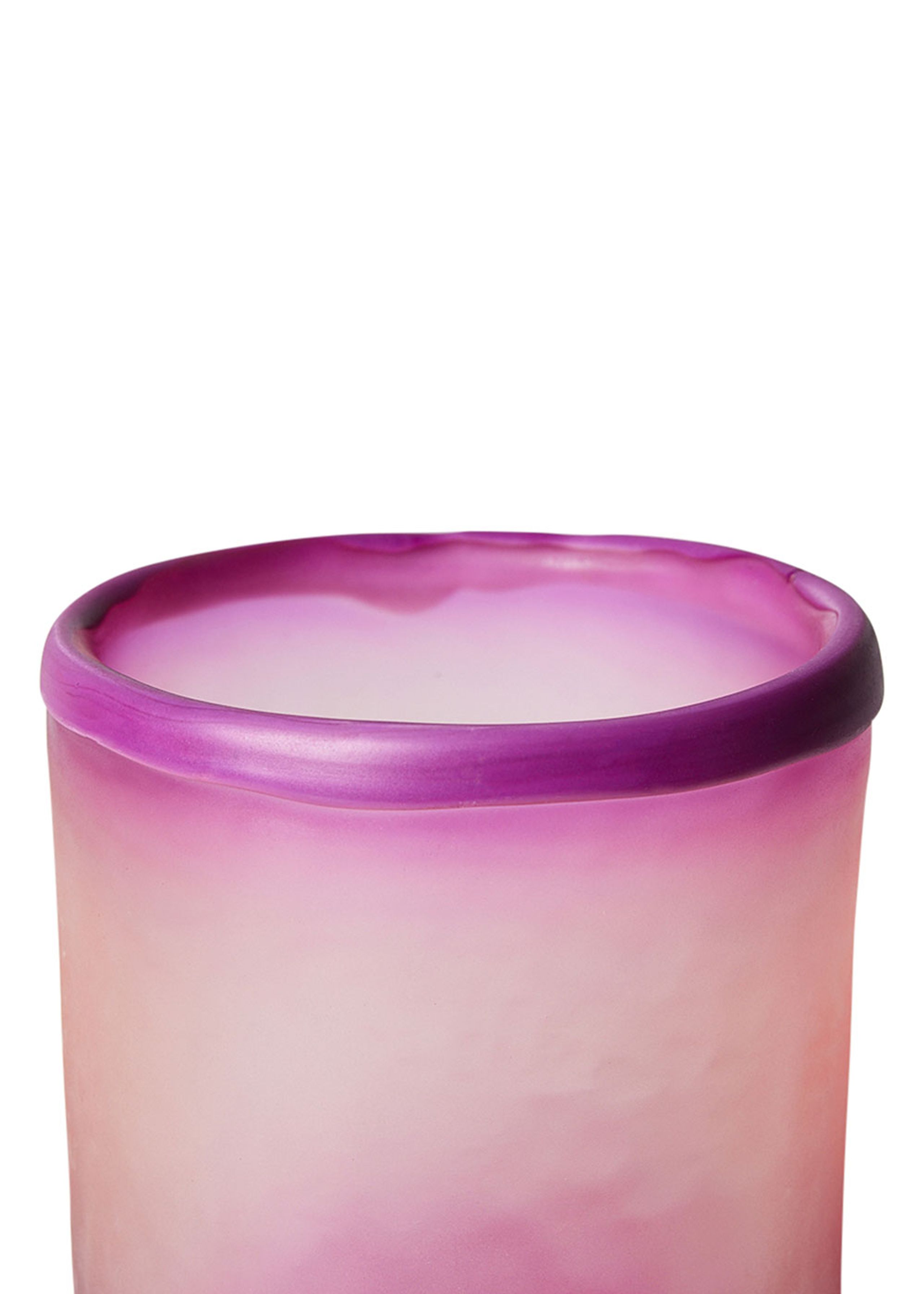 HKLiving - Porte-lumière - Glass Tea Light Holder - Purple