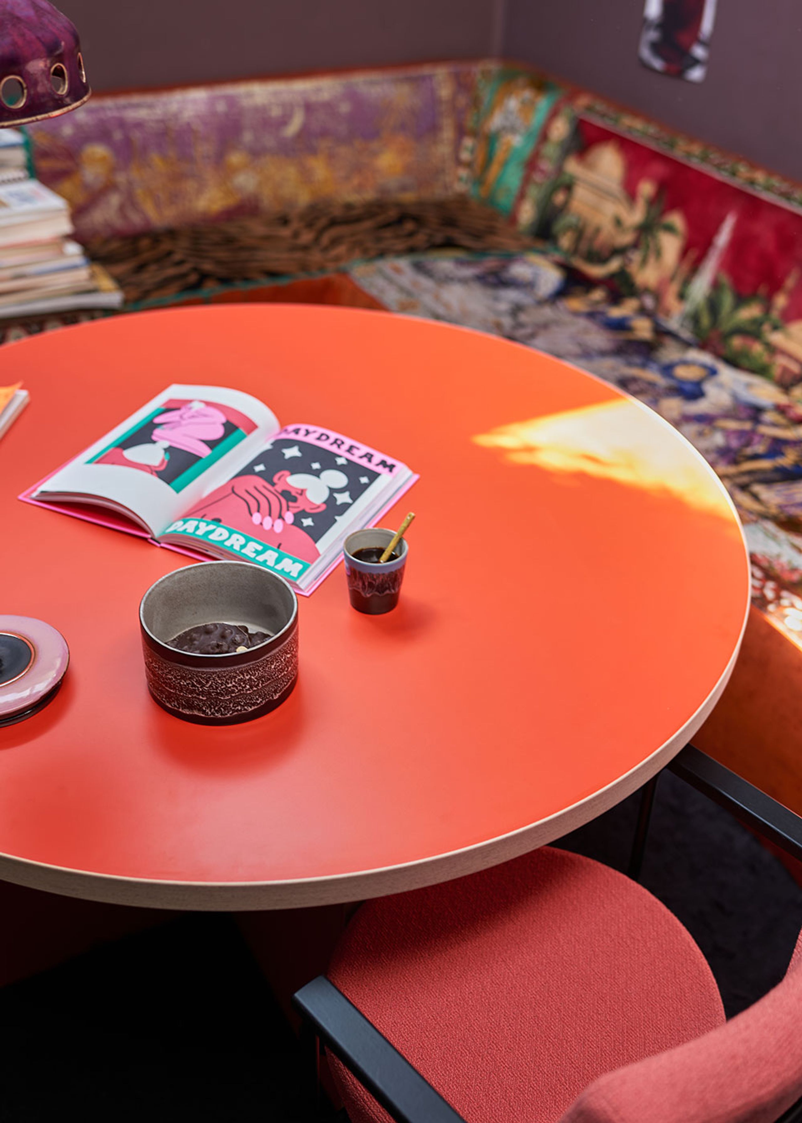 HKLiving - Esstisch - Dining Table, Round - 130 cm - Orange