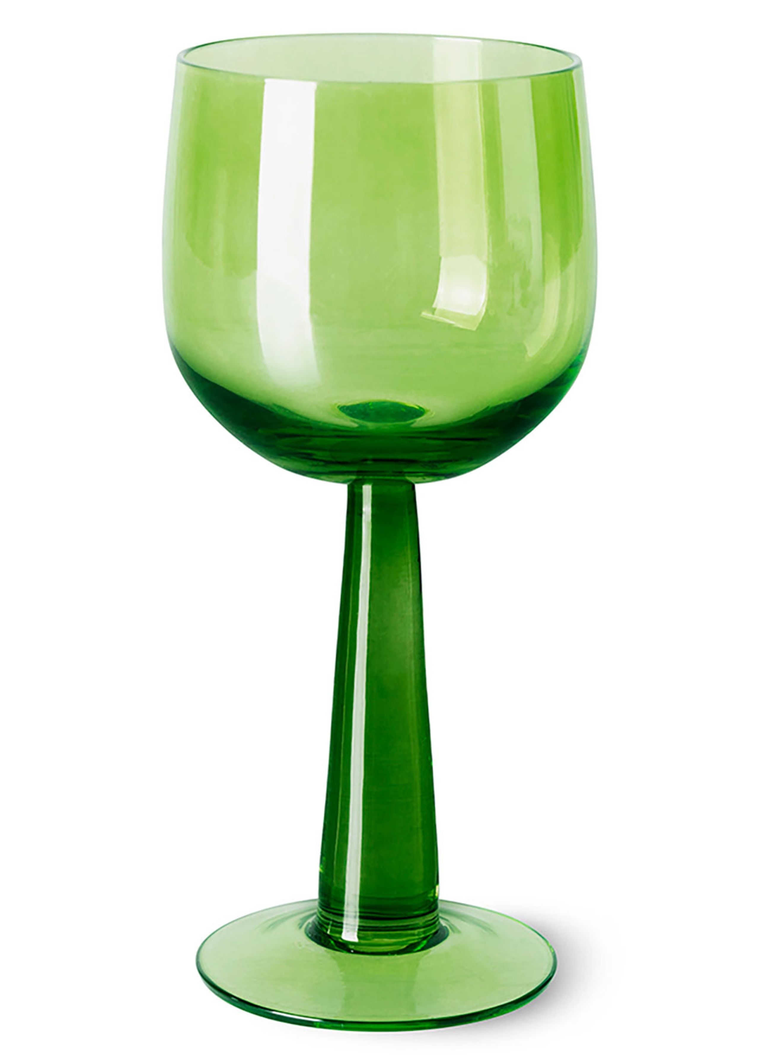 HKLiving - Weinglas - The Emeralds: Wine Glass Tall - Lime Green