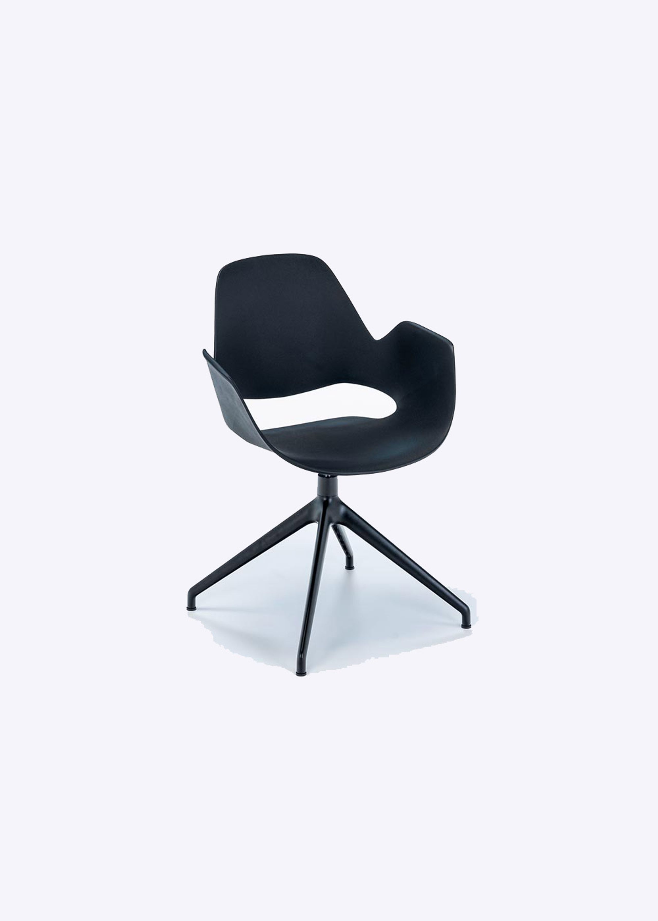 HOUE - Stol - FALK Armchair - Four star swivel base / Without Padded Seat