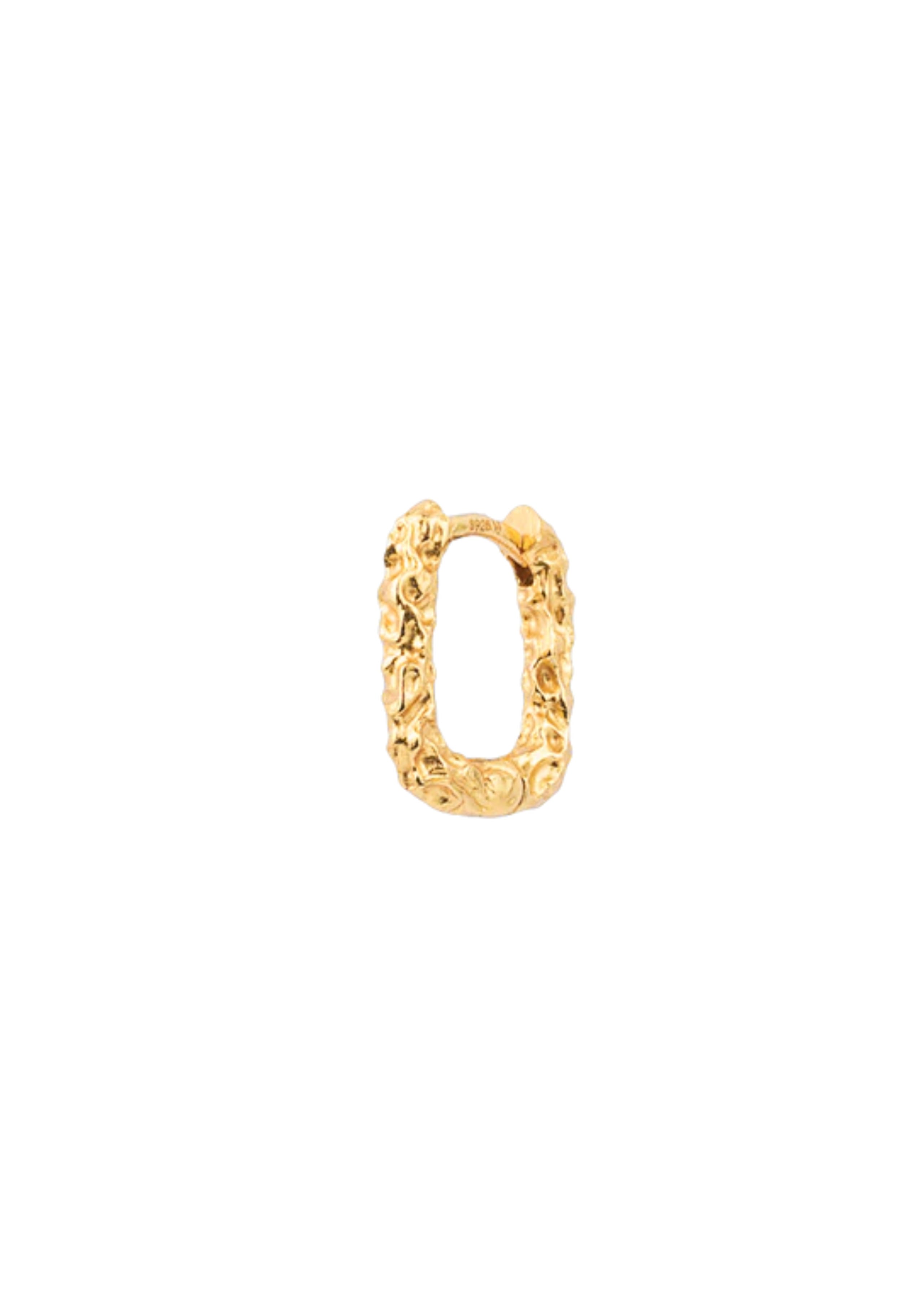 House of Vincent - Boucle d'oreille - Riddle Hoop Earring - Gold