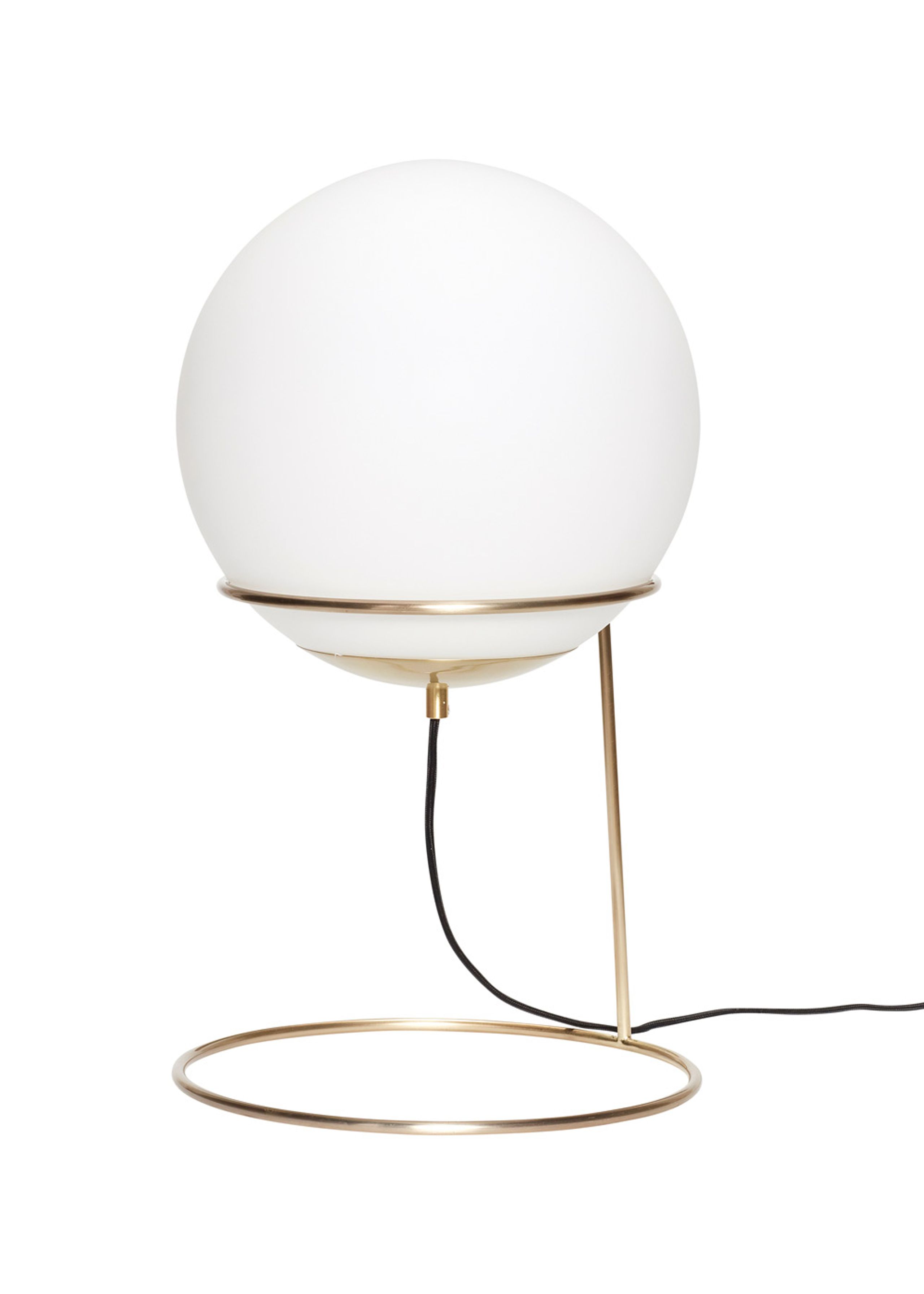Hübsch - Balance Lamp H53 - Floor Lamp - Small - Brass/Glass
