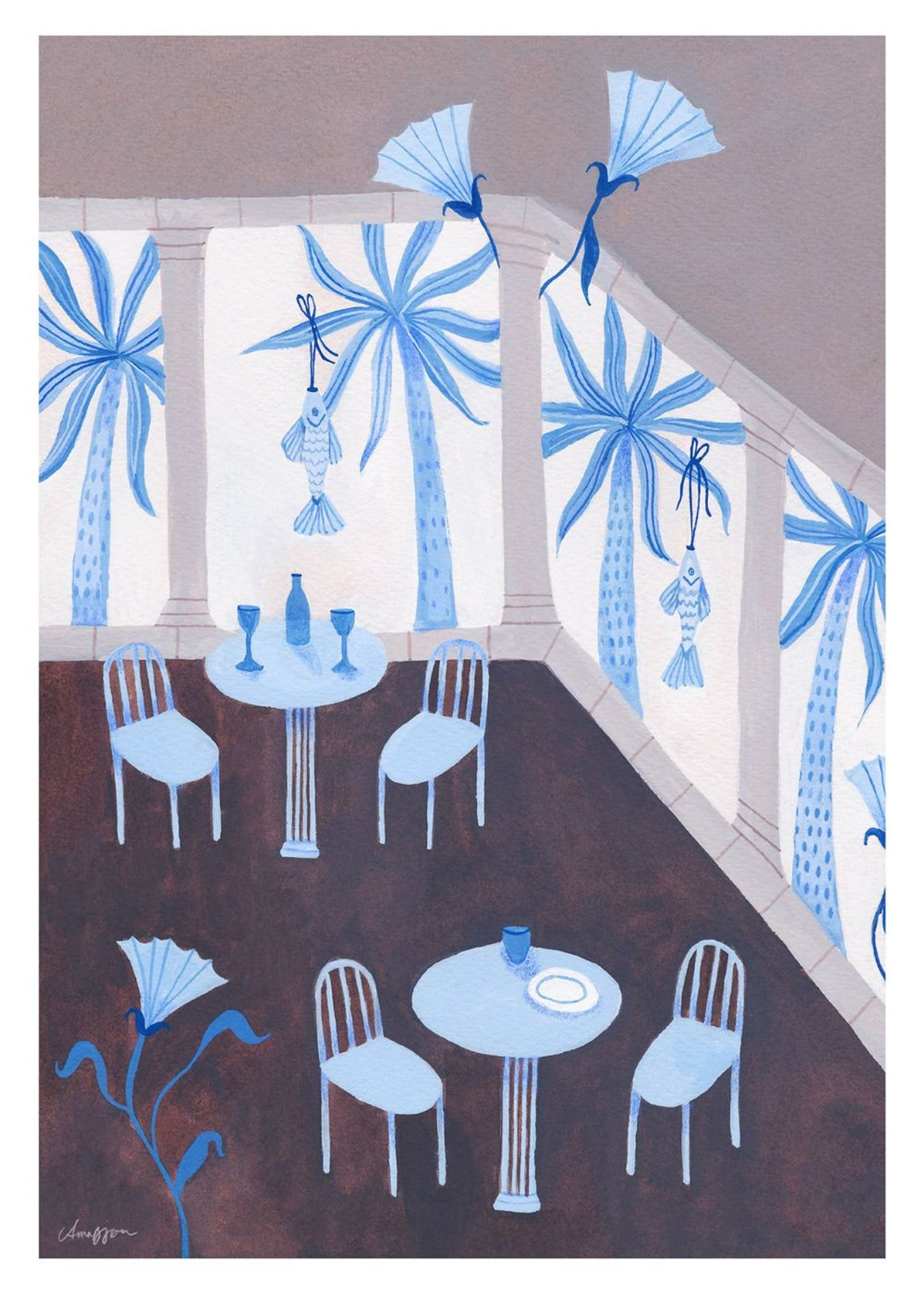 If Walls Could Talk - Poster - Den Blå Terrasse  - The Blue Terrace