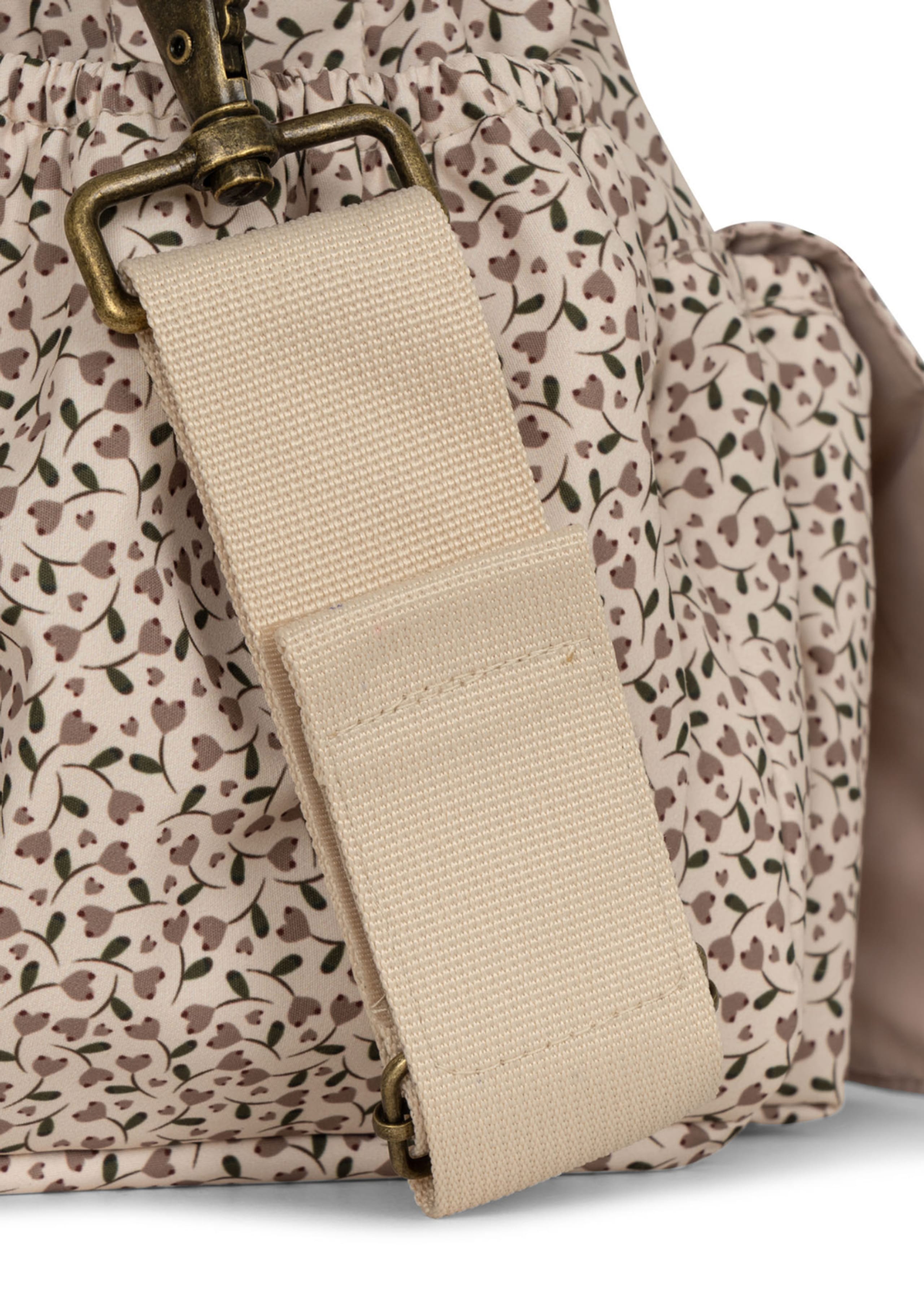 Yul Flower Bag Strap / Brown