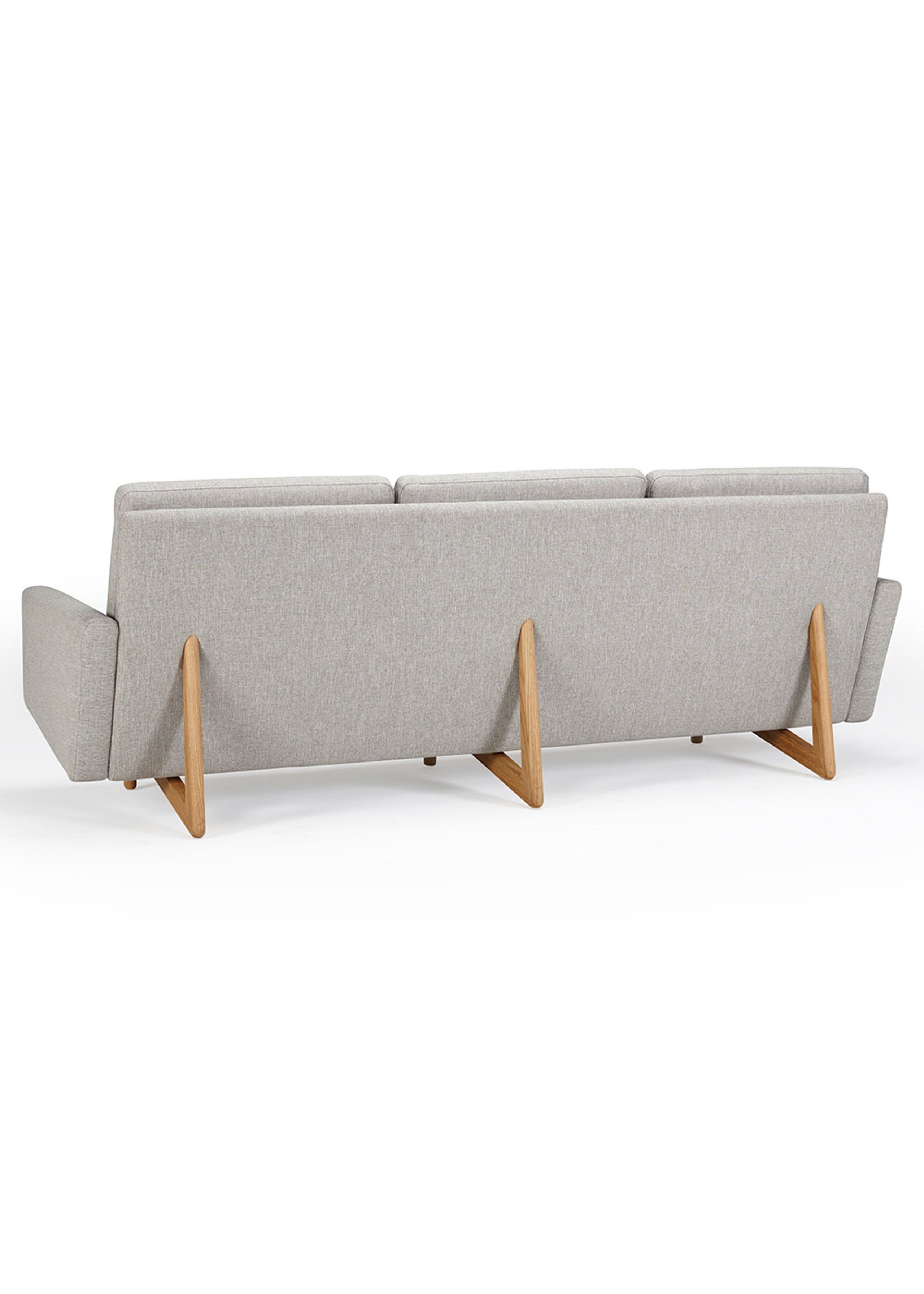 Kragelund Furniture - Canapé - Egsmark - Arm rest upholstered - Mahoga wool - 3 pr.