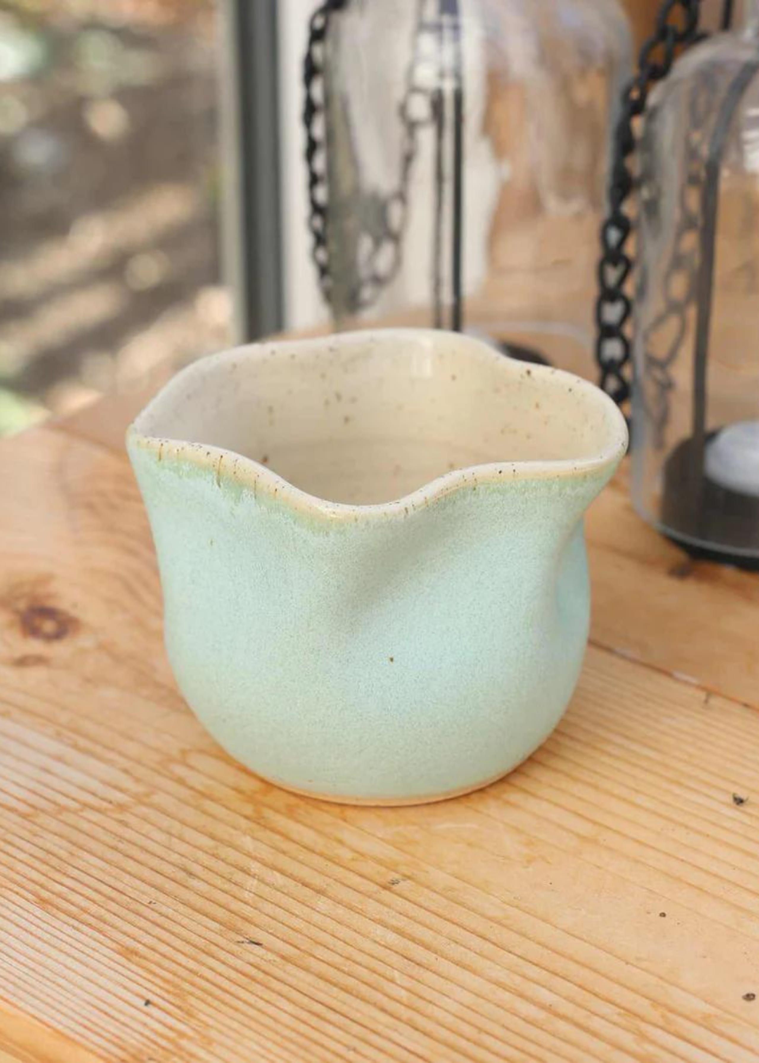 KRAKI Ceramics - Tasse - Blondekop - Mintgrøn