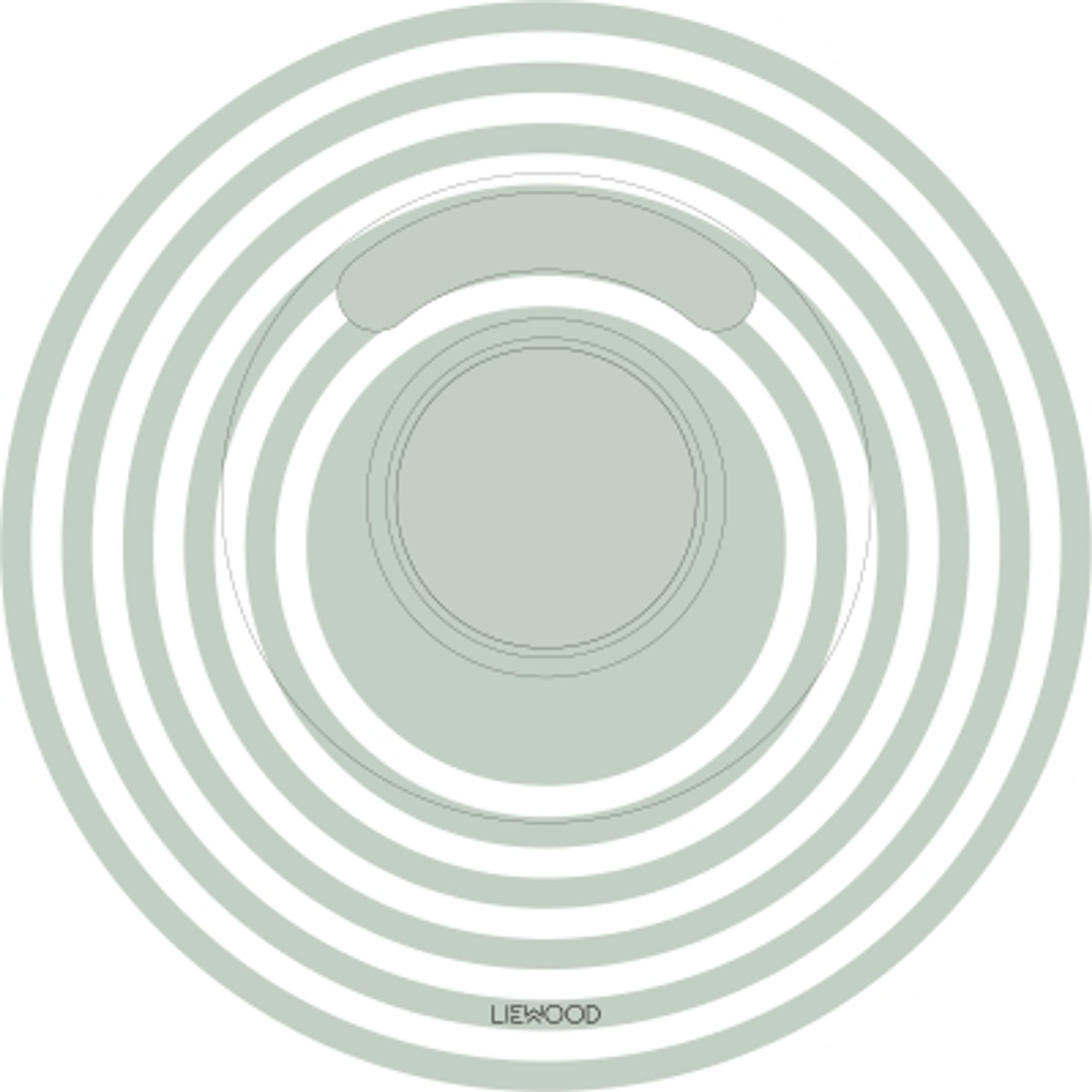 LIEWOOD - Badering - Dawn Baby Swim Ring - 0933 Stripe: Dusty Mint/Creme De La Creme