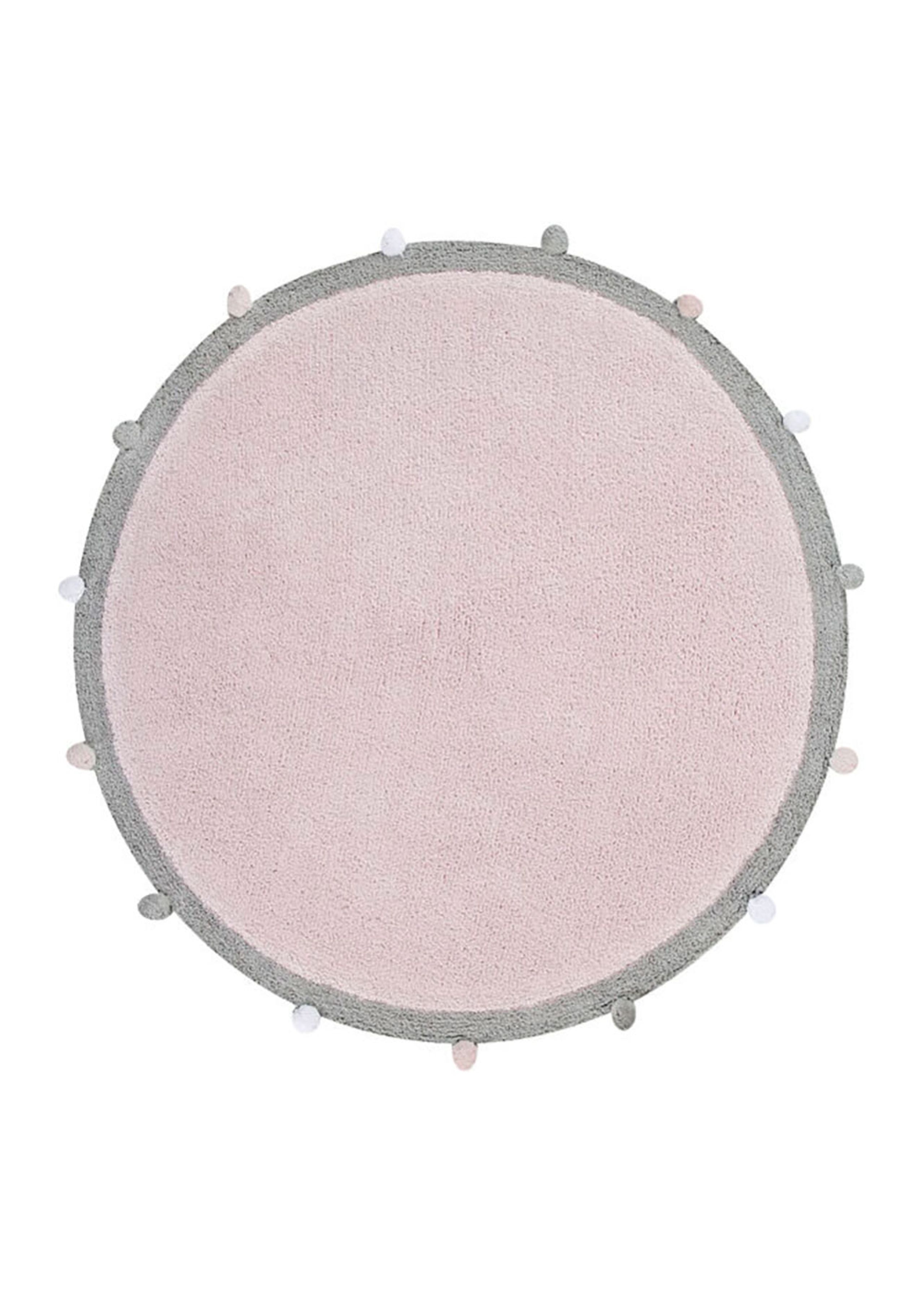 Lorena Canals - Teppich - Washable Rug Bubbly - Rosa Claro / Soft Pink