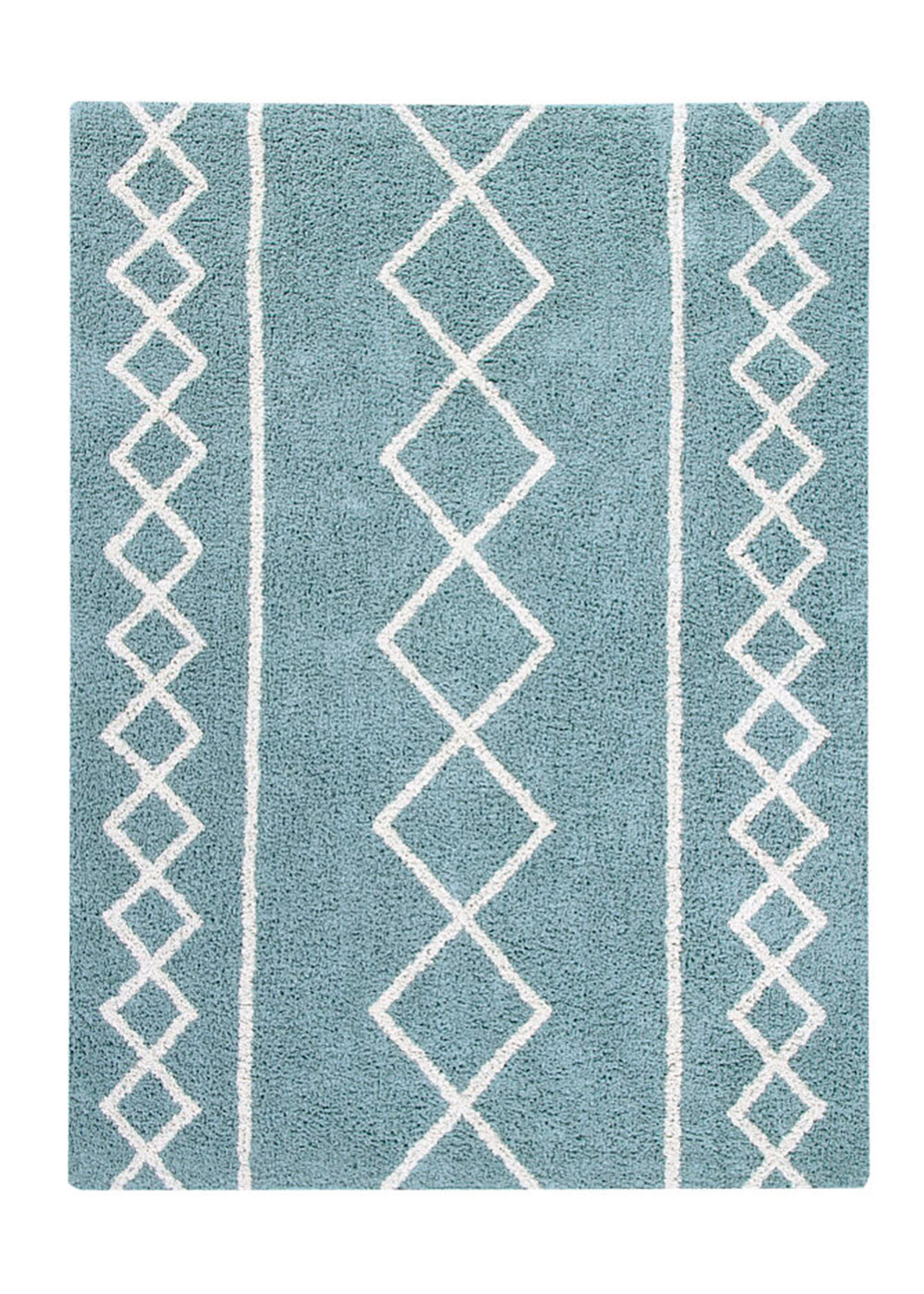 Lorena Canals - Tapete - Washable Rug Oasis - Blue / Natural