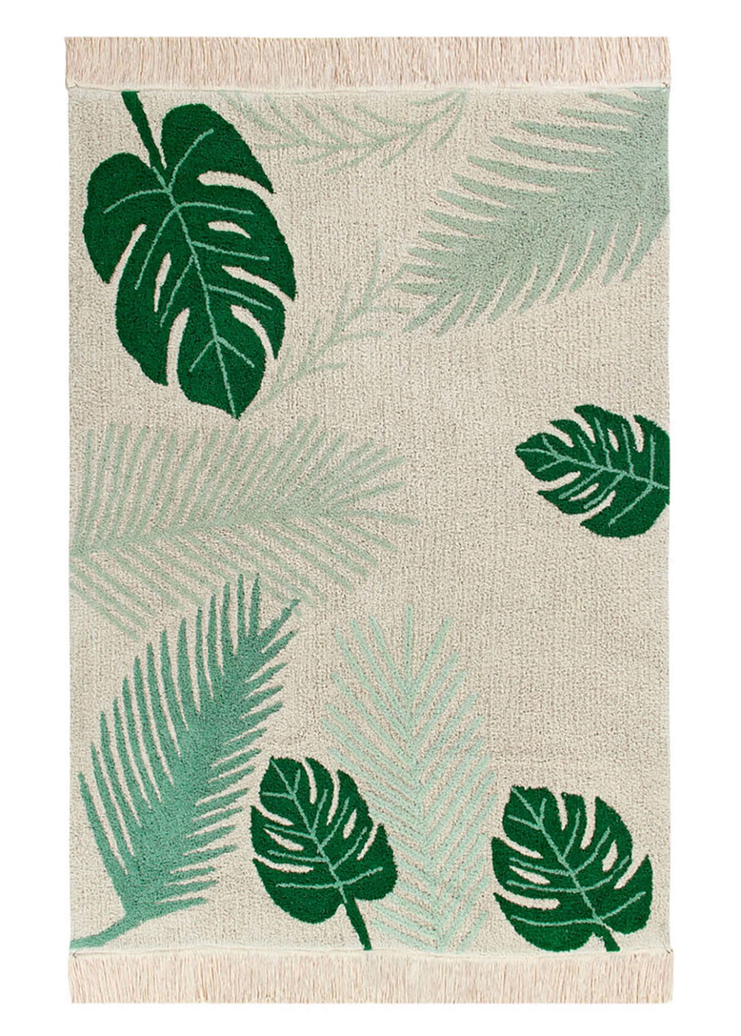 Lorena Canals - Teppich - Washable Rug Tropical - Tropical Verde/Tropical Green