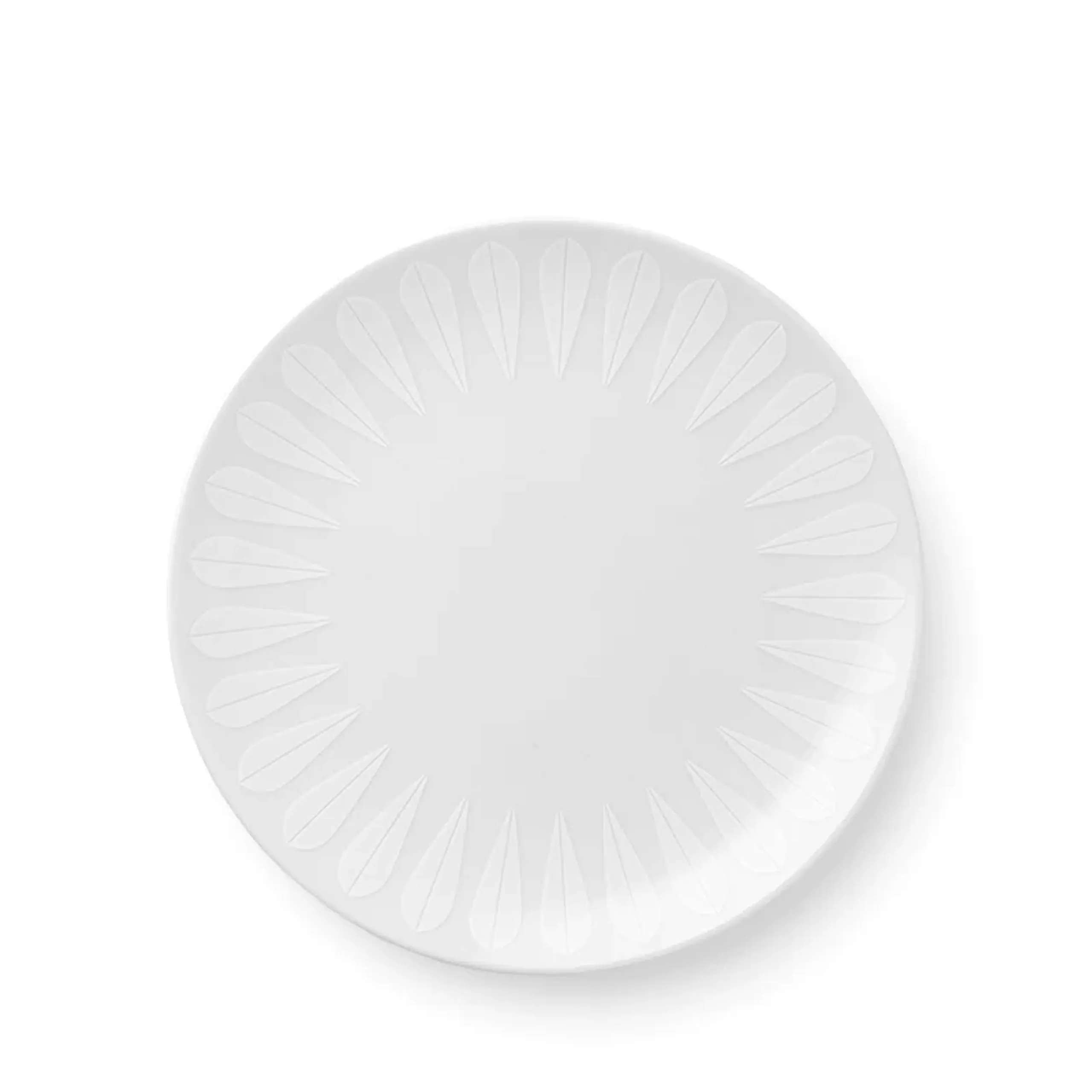 Lucie Kaas - Plate - Lotus Plate | White or Black - White