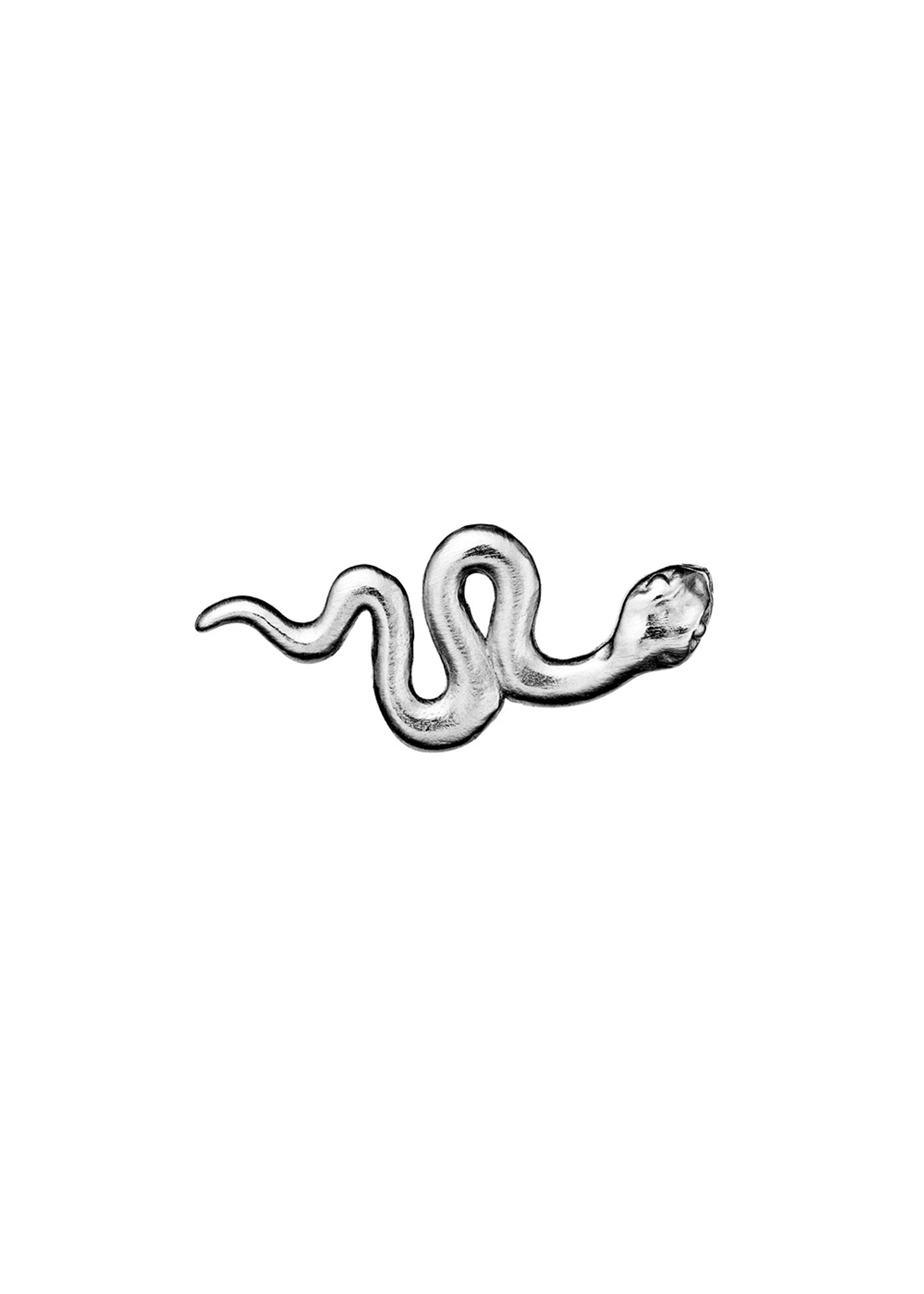 Maanesten - Ørering - Medusa Single Earstick - Silver