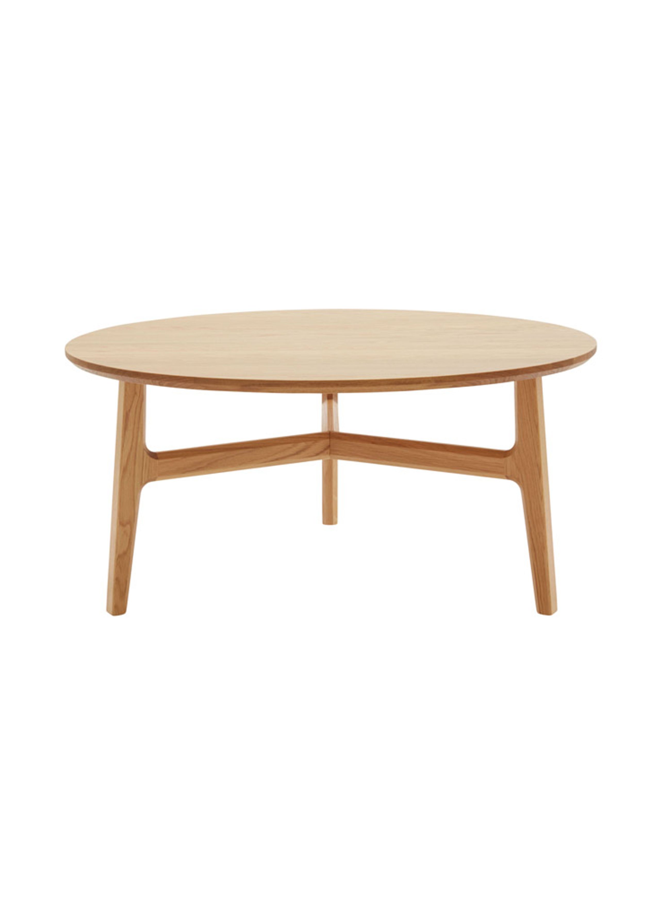 Magnus Olesen - Couchtisch - Freya Coffee Table - Frame: Lacquered oak - Ø85