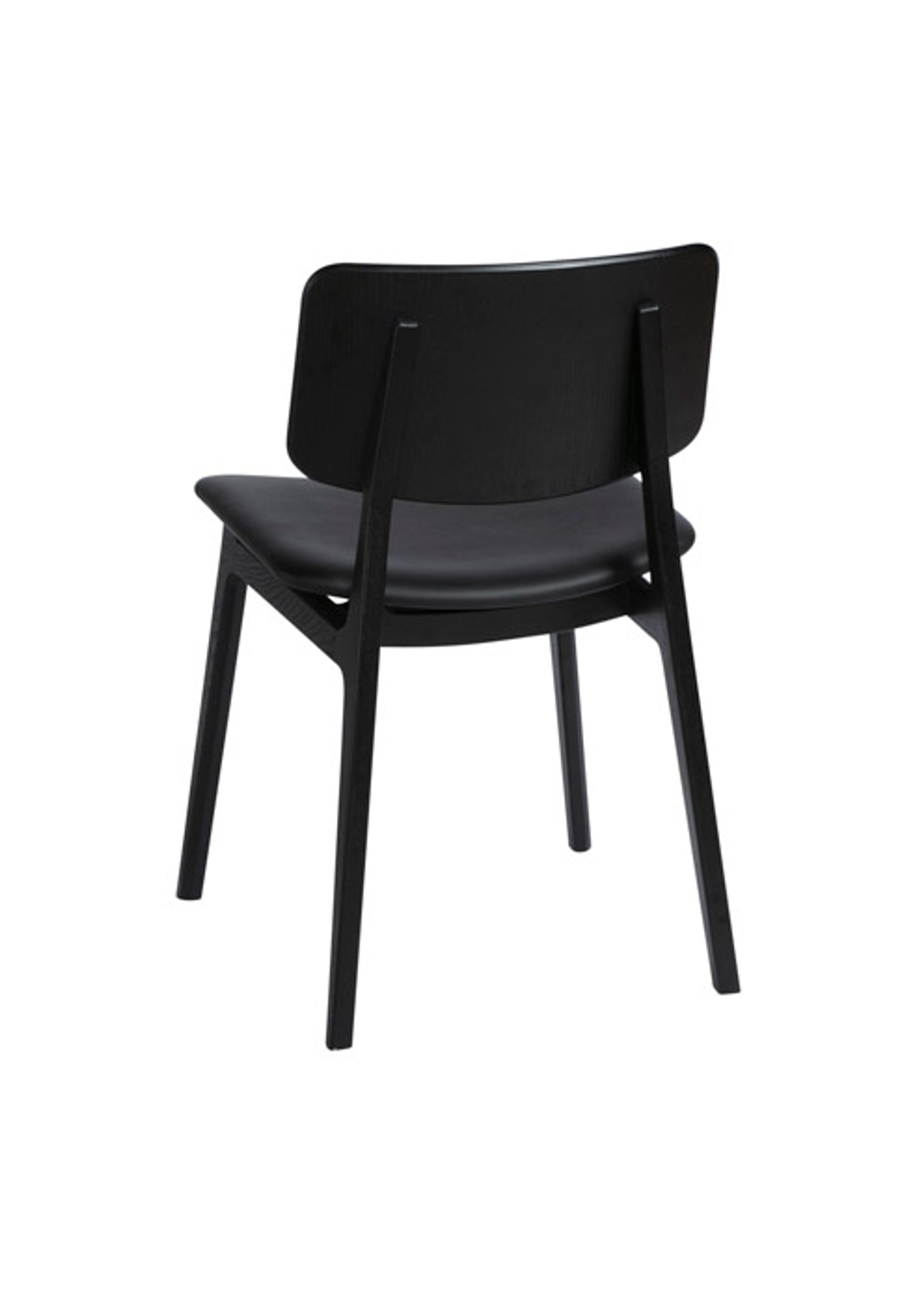 Magnus Olesen - Esstischstuhl - Freya Two Chair - Frame: Black stained oak / Seat full upholstery: Savanne 30314