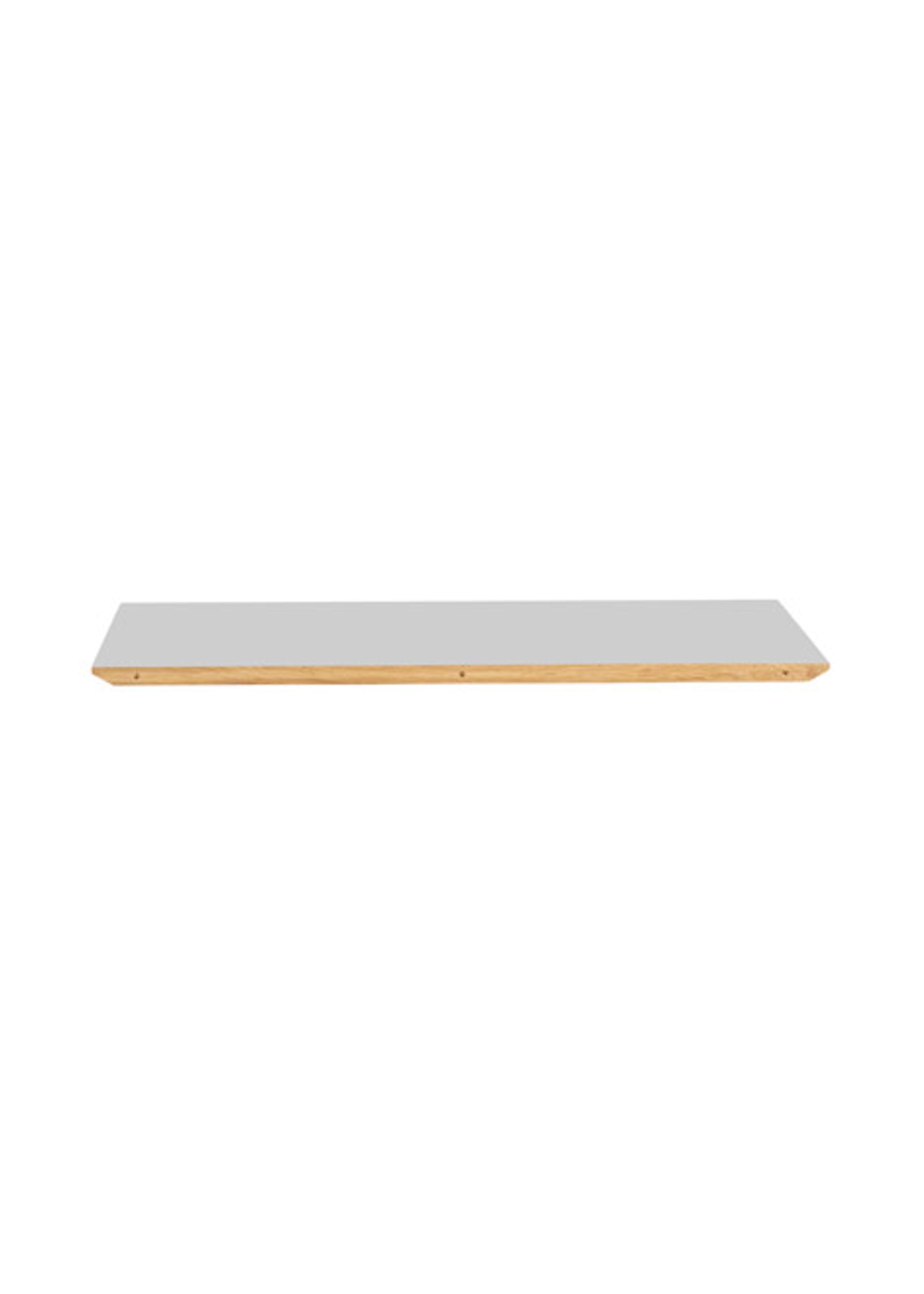 Magnus Olesen - Eettafel verlengstuk - Freya Dining Table Extension Leaf - Frame: Oak / Tabletop: Beige grey linoleum