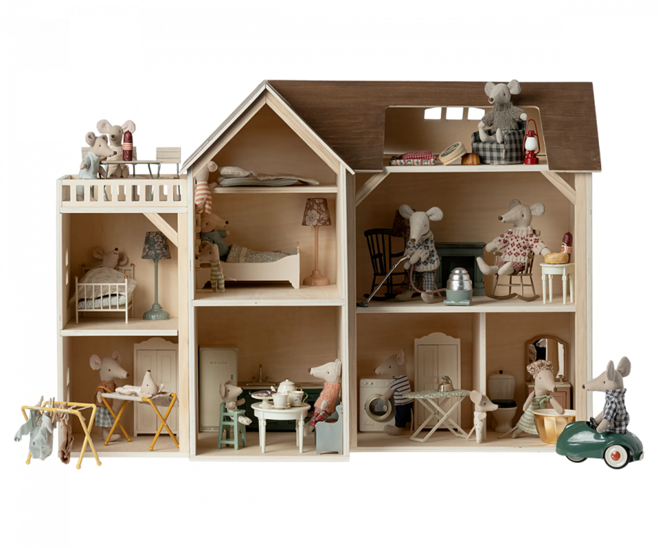 Maileg - Mouse hole Farmhouse - Maison de poupées - Wood