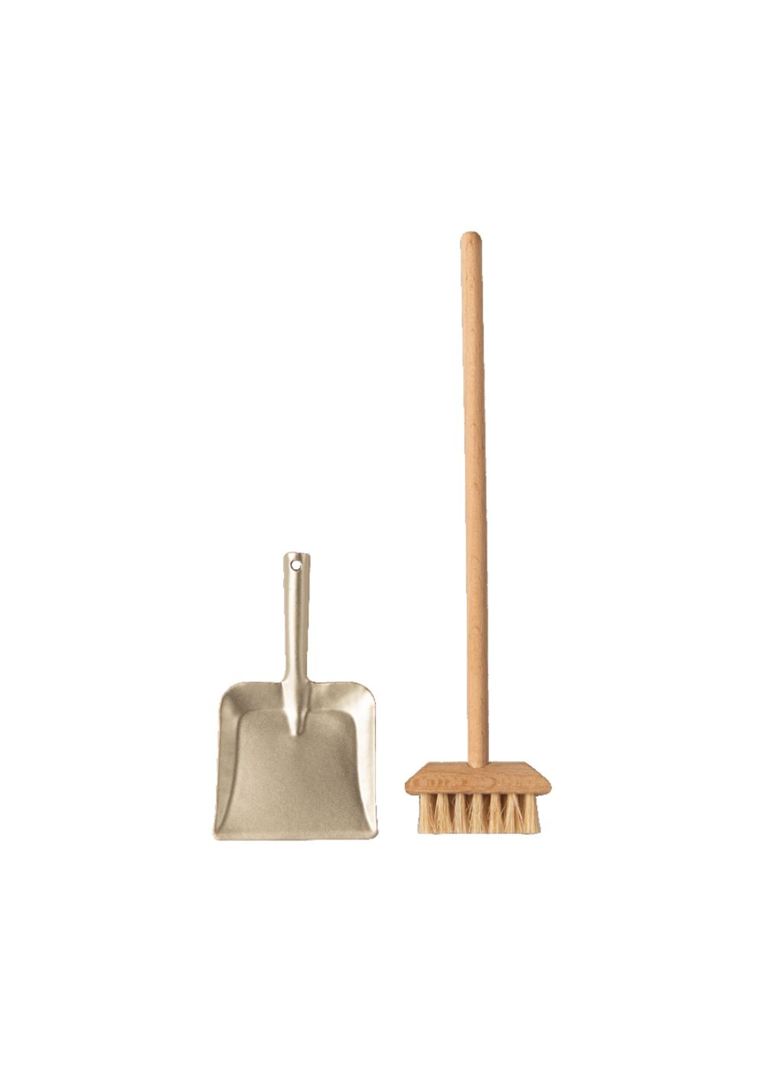 Maileg - Spielzeug - Miniature Sweeping Set - Wood & Metal