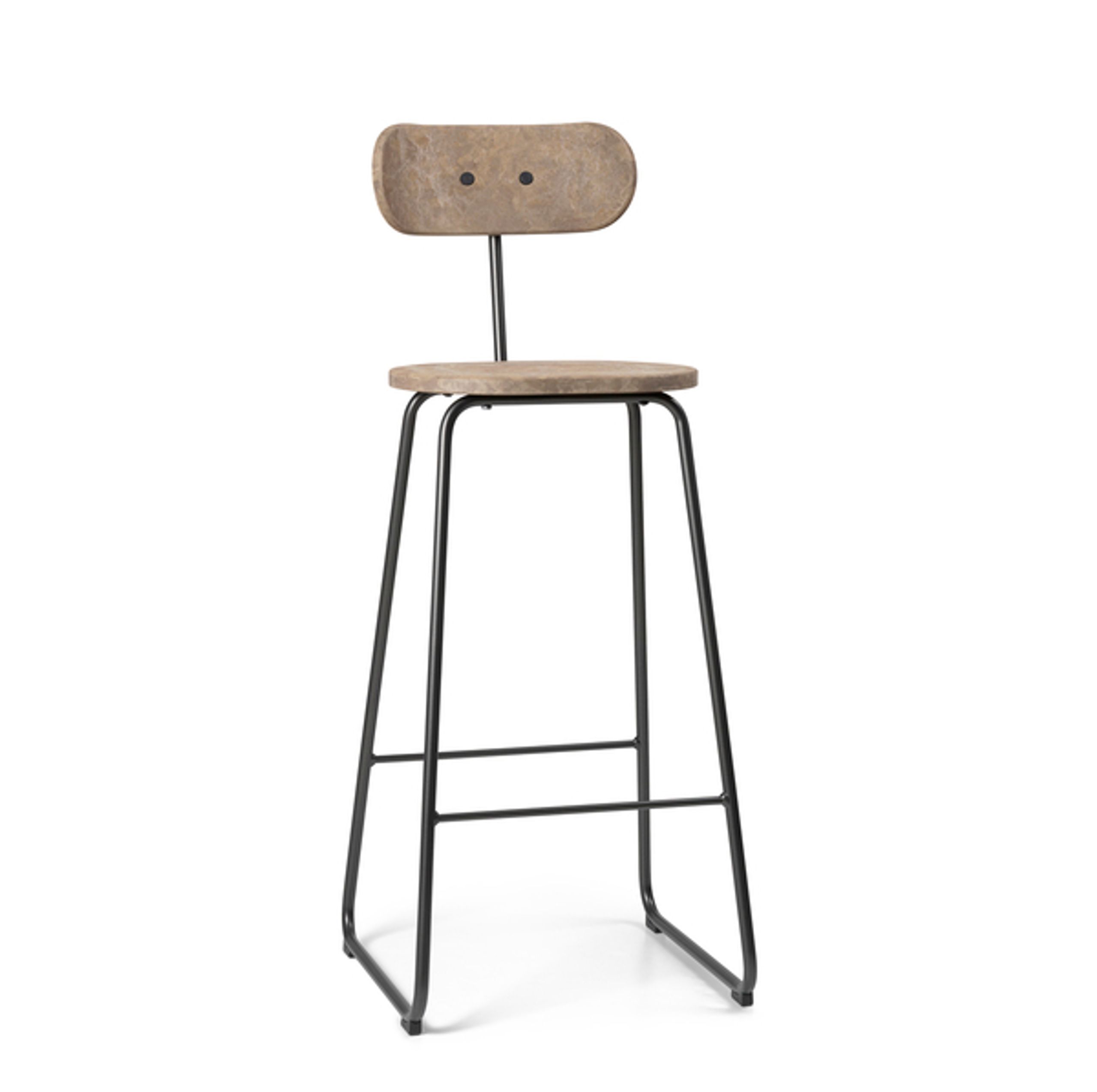 Mater - Bar stool - Earth Stool - Coffee Waste Edition Light With Backrest 69
