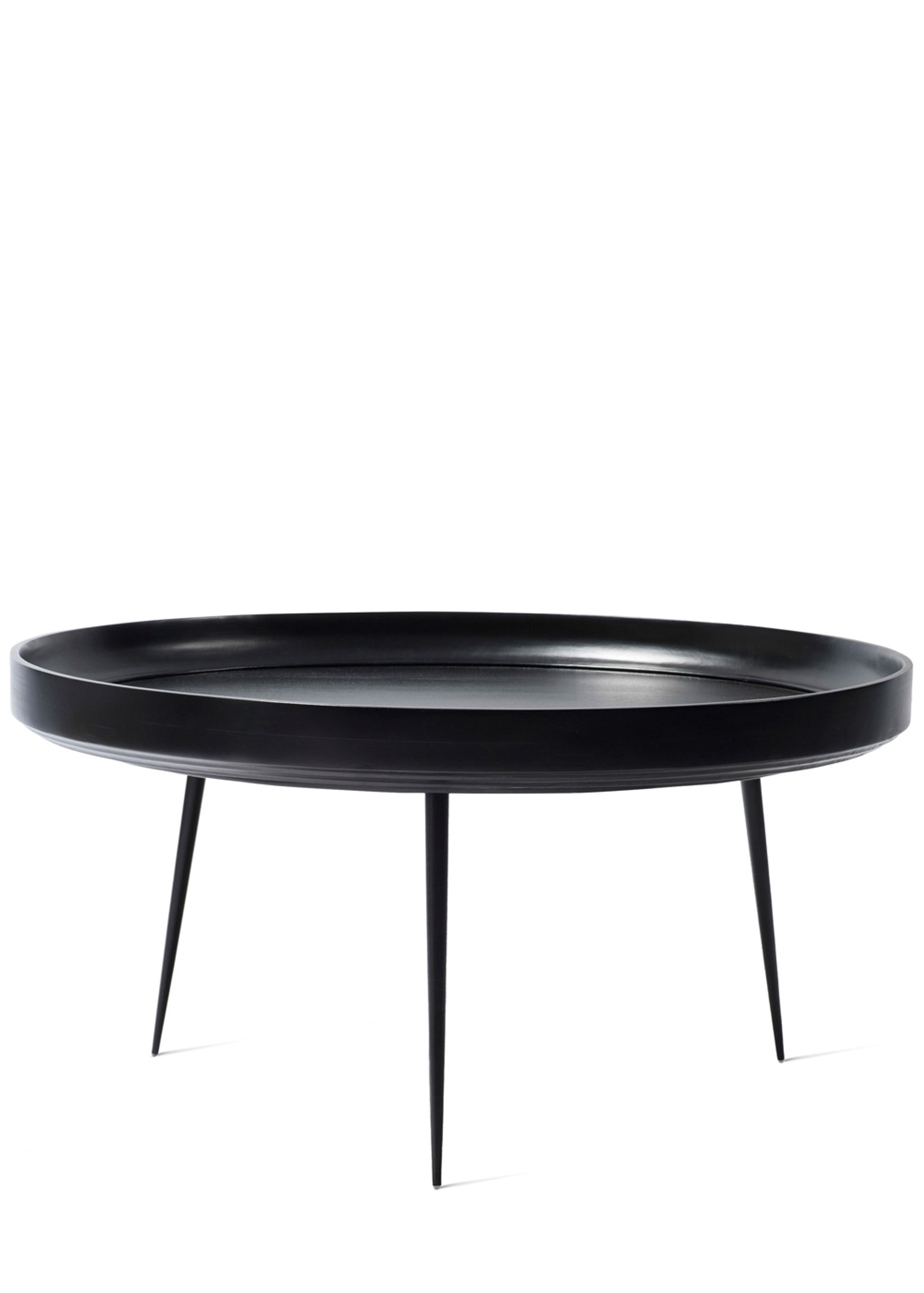 Mater - Table - Bowl Table - Black Stained Mango Wood - Extra Large