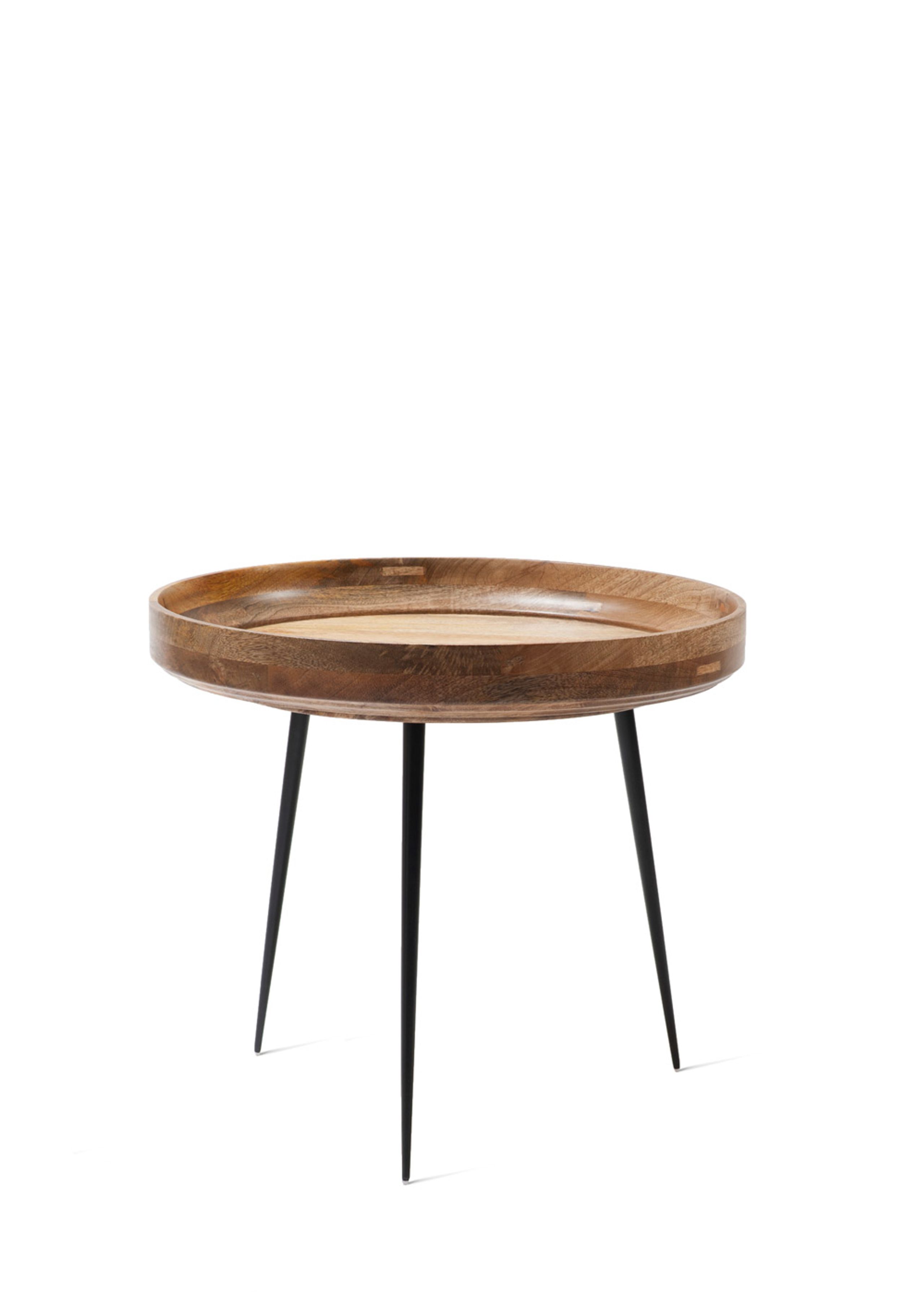 Mater - Conselho - Bowl Table - Natural Lacquered Mango Wood - Large