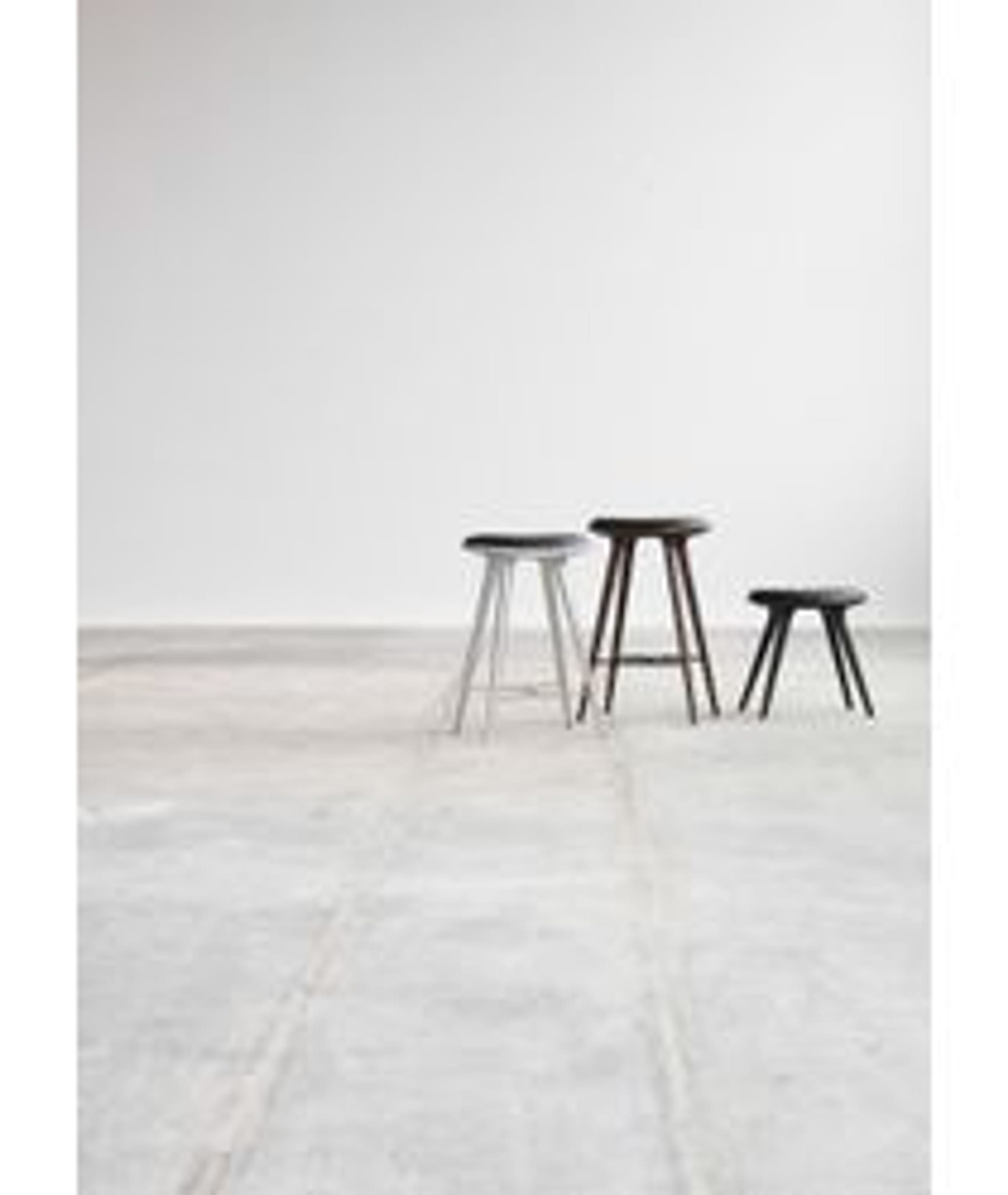 Mater - Stool - Low Stool 47 - Sirka Grey Stained Oak