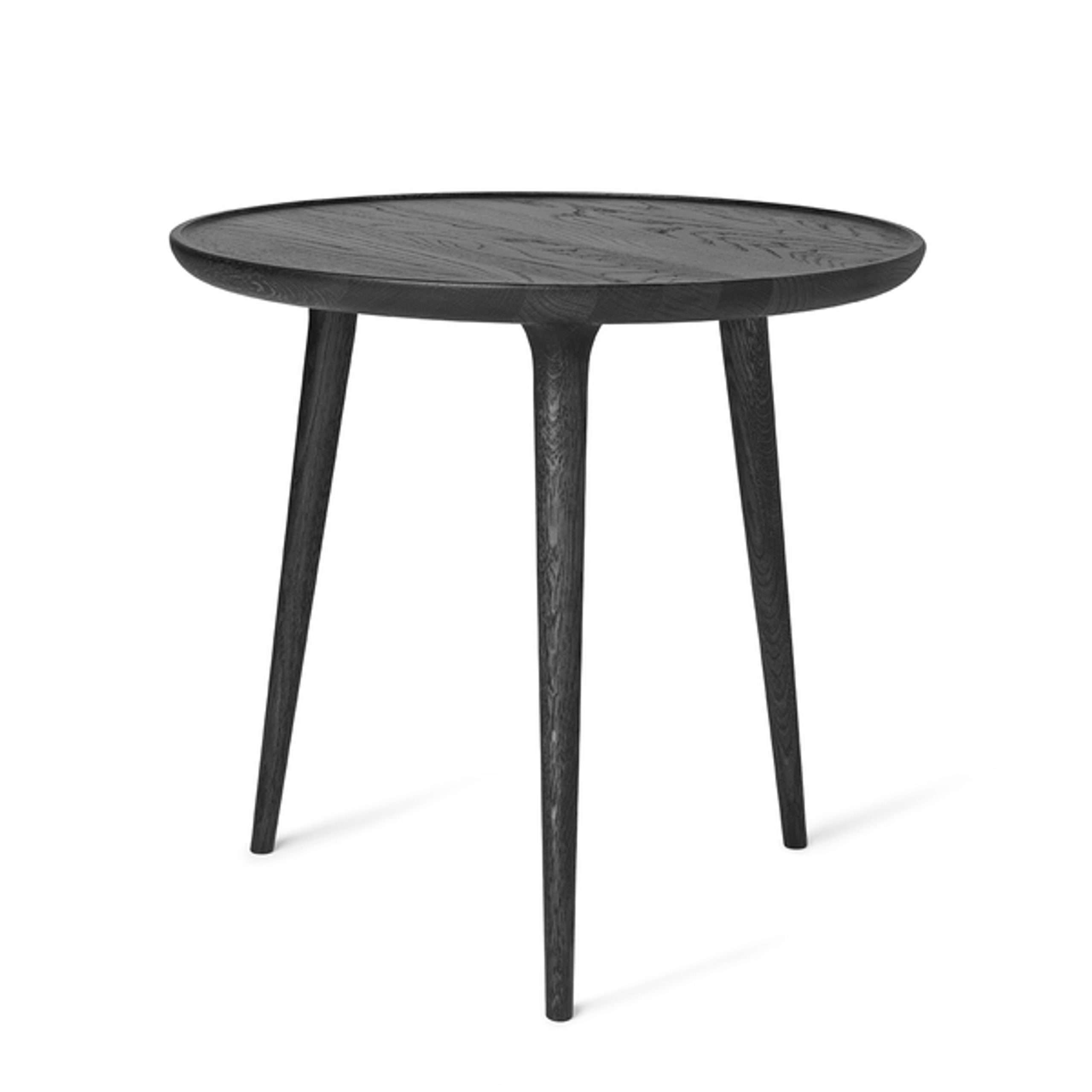 Mater - Table à manger - Accent Oval Lounge Table - Sort Farvet Eg - Large