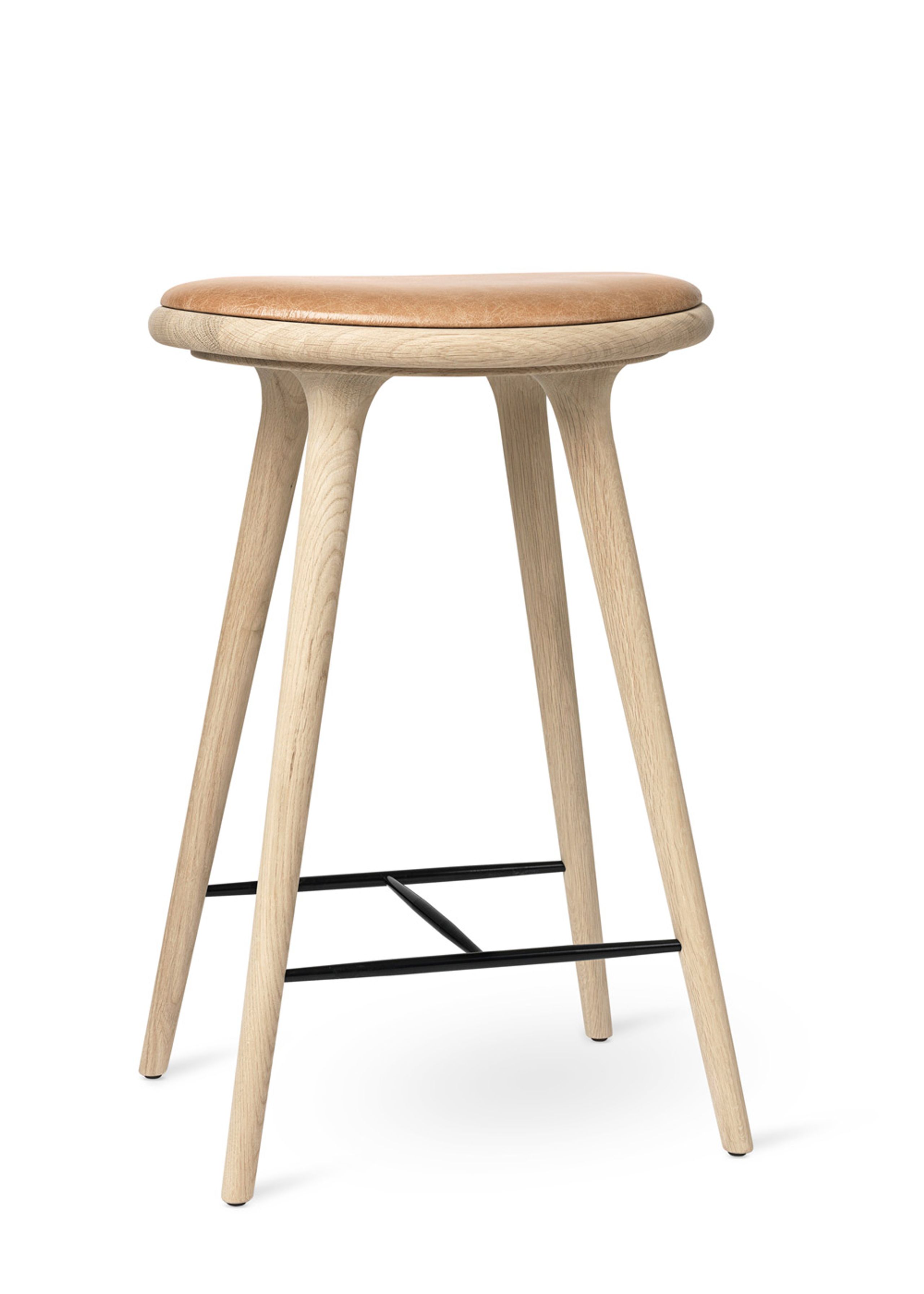 Mater - Chair - High Stool 69 - Soaped Oak