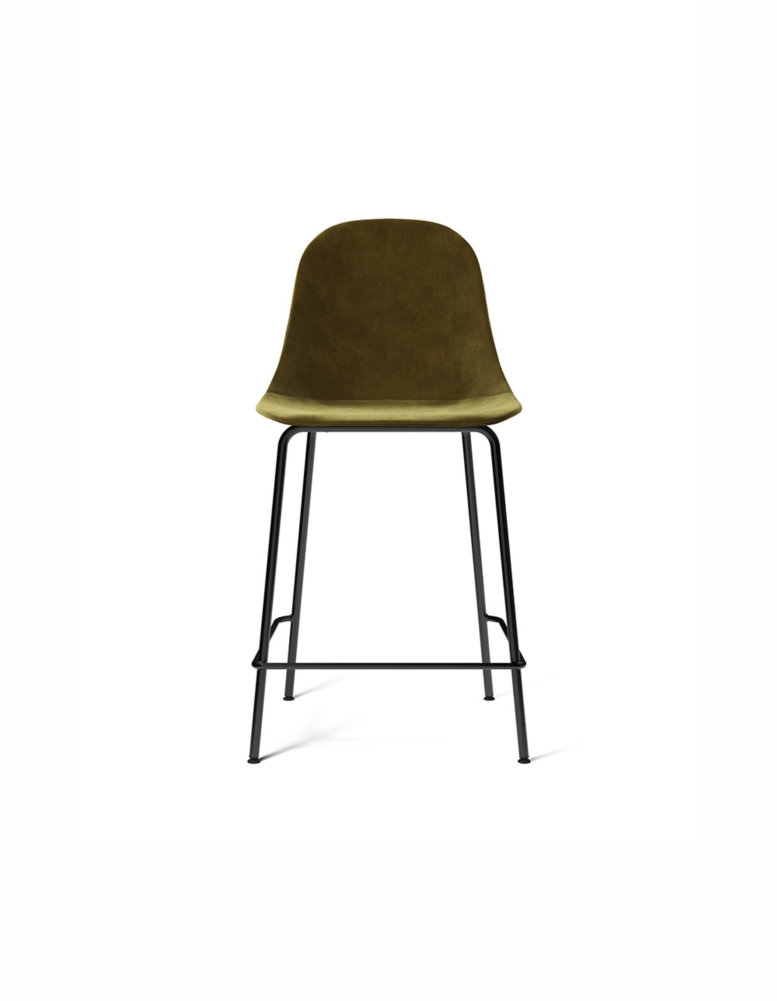 MENU - Barstol - Harbour Side Counter Chair / Black Steel Base - Upholstery: City Velvet CA 7832/031