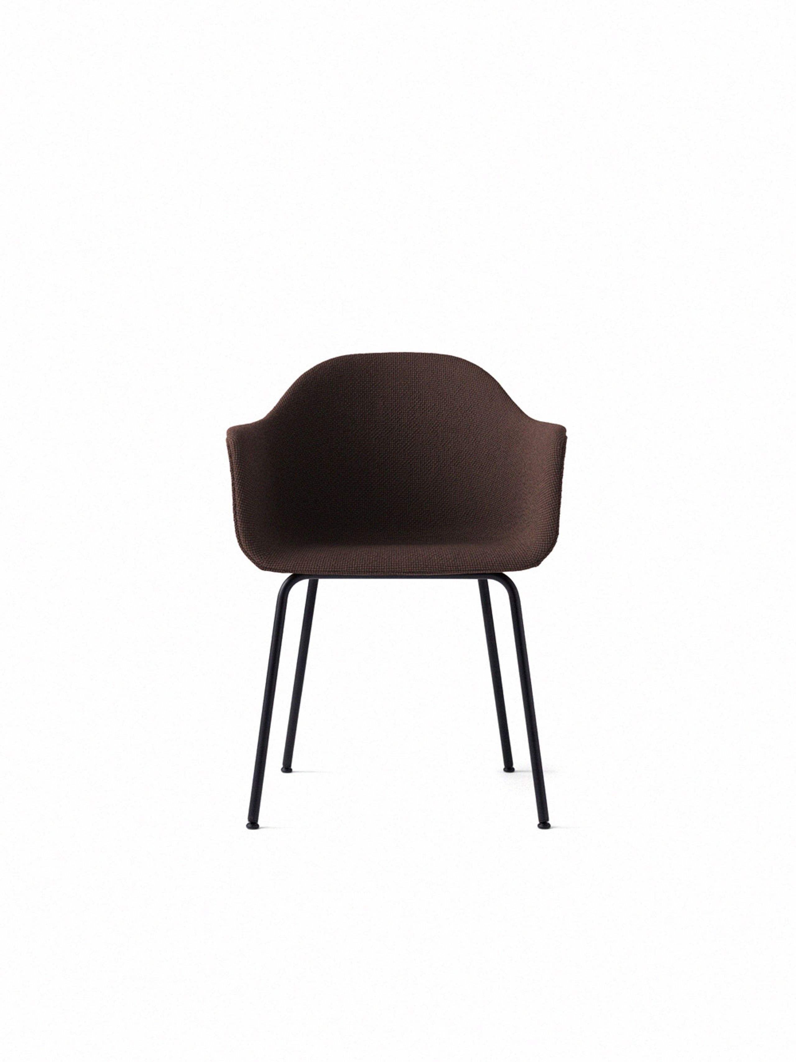 MENU - Chaise - Harbour Dining Chair / Black Steel Base - Upholstery: Colline 568