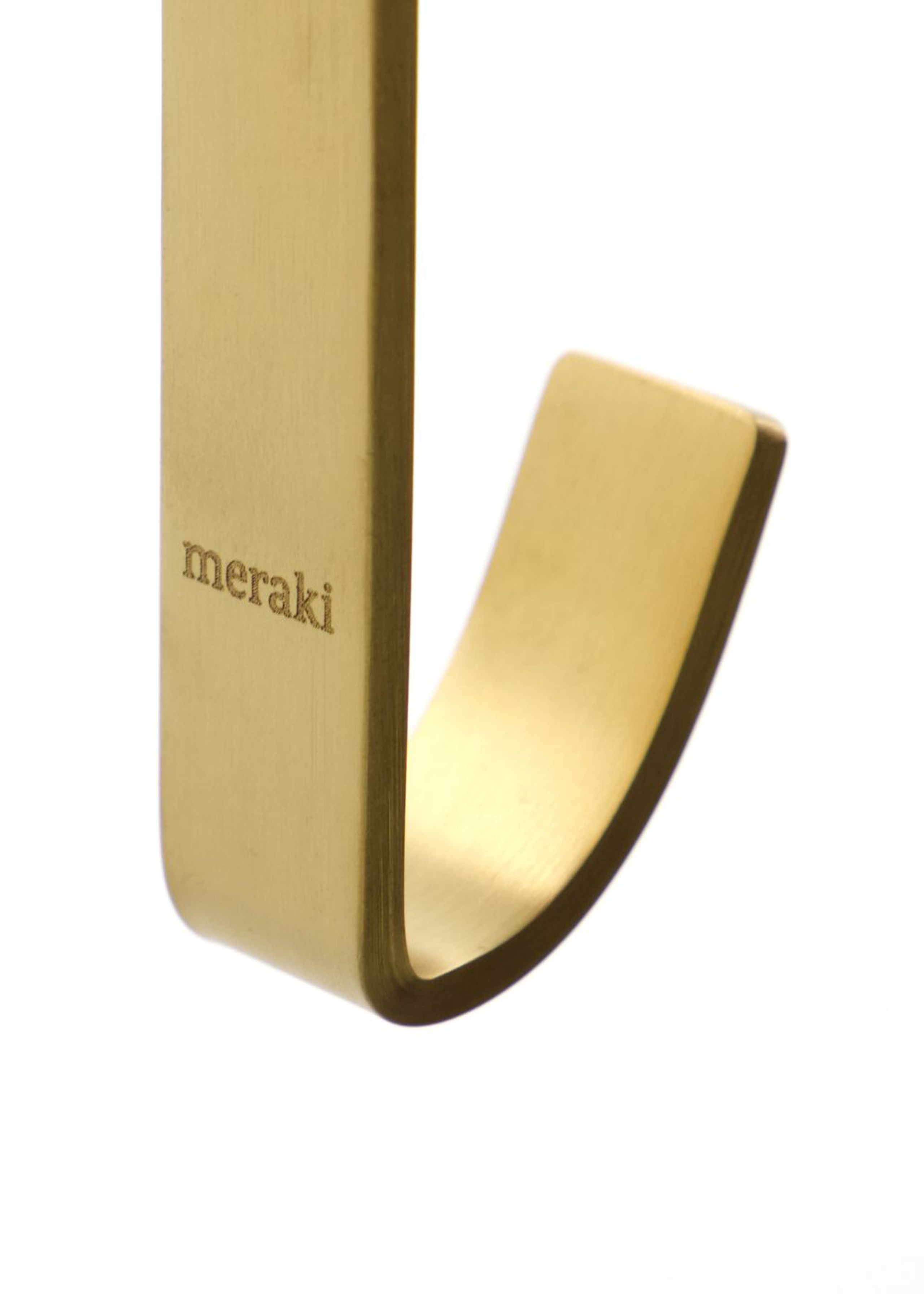 Meraki - Haken - Hook - Thapsus - Brushed brass finish