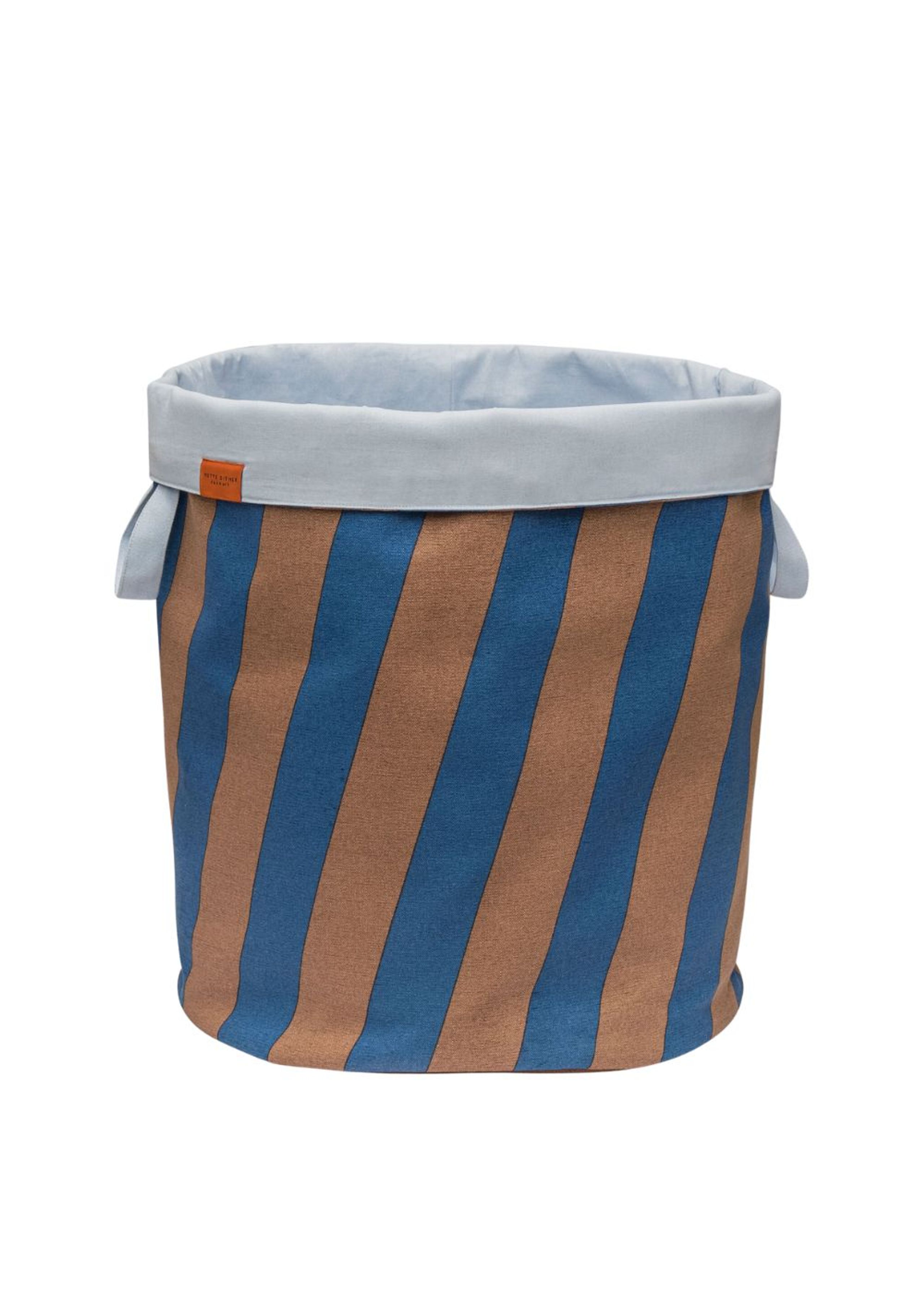 Mette Ditmer - Wäschekorb - NOVA ARTE Laundry Bag  - Cobalt / Blush