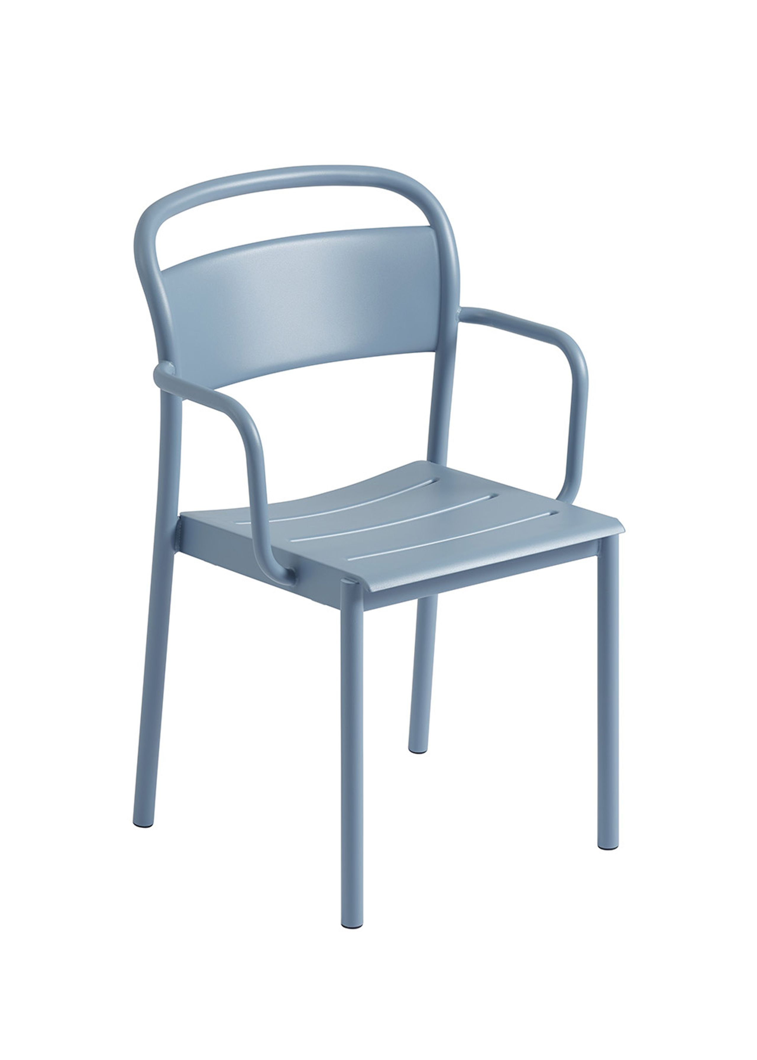 Muuto - Stol - Linear Steel Armchair - Pale Blue