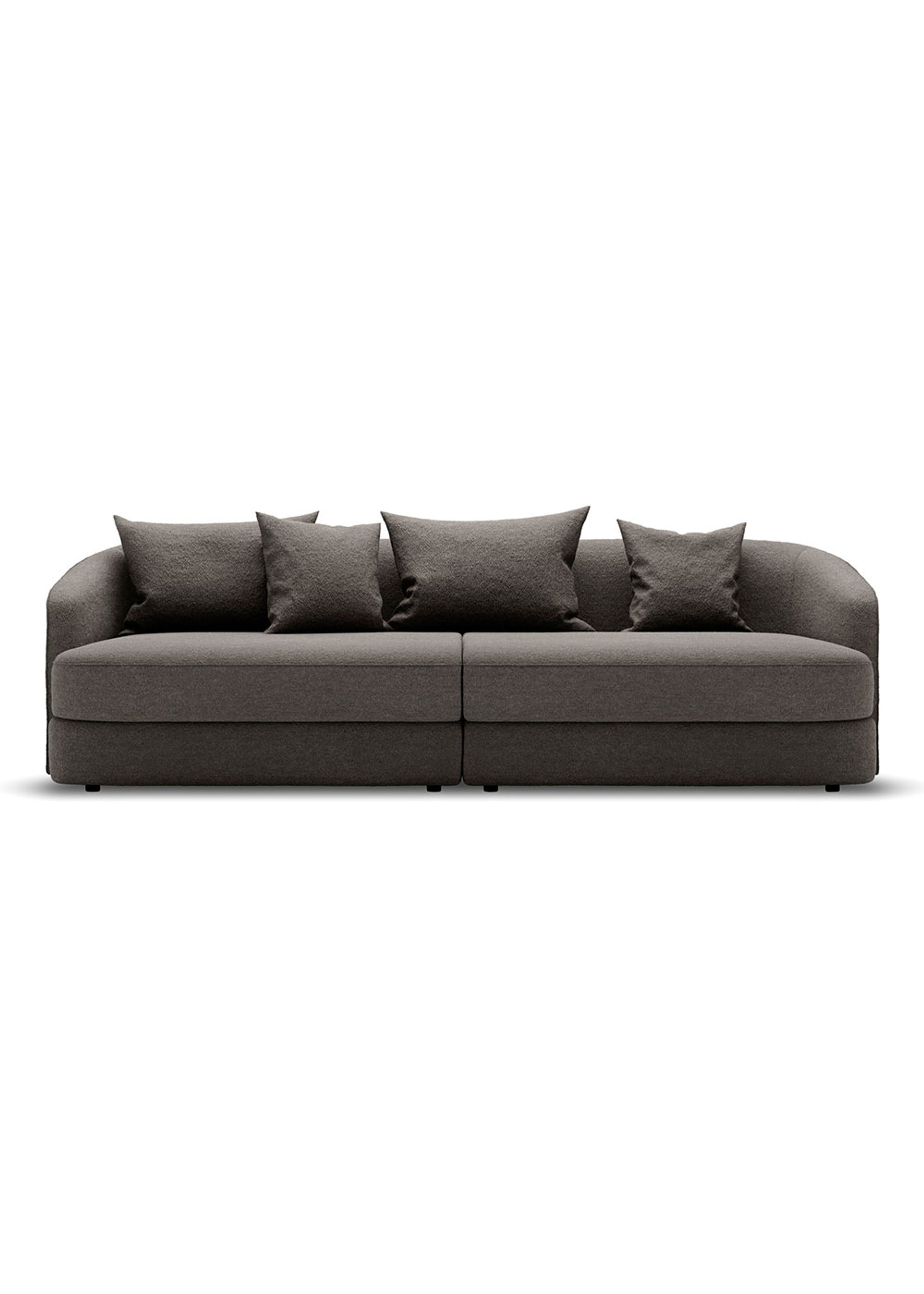 New Works - Canapé lounge - Covent Residential Sofa - Nevotex Barnum Dark Taupe 10