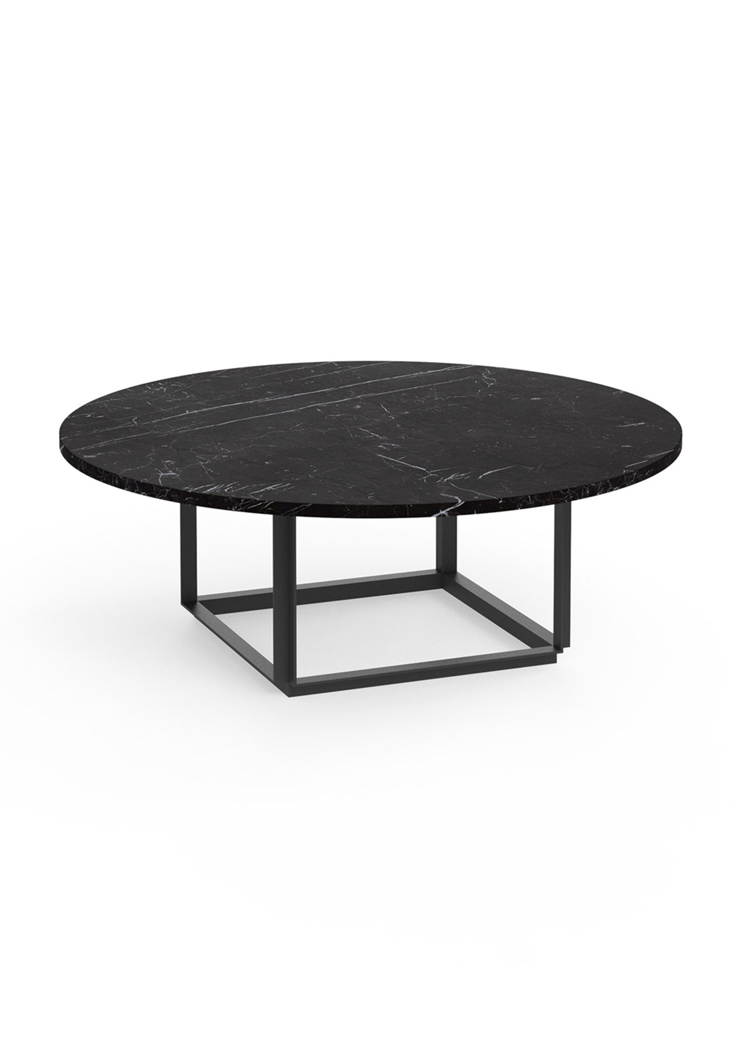 New Works - Couchtisch - Florence Coffee Table - Black Marquina Marble w. Black Frame