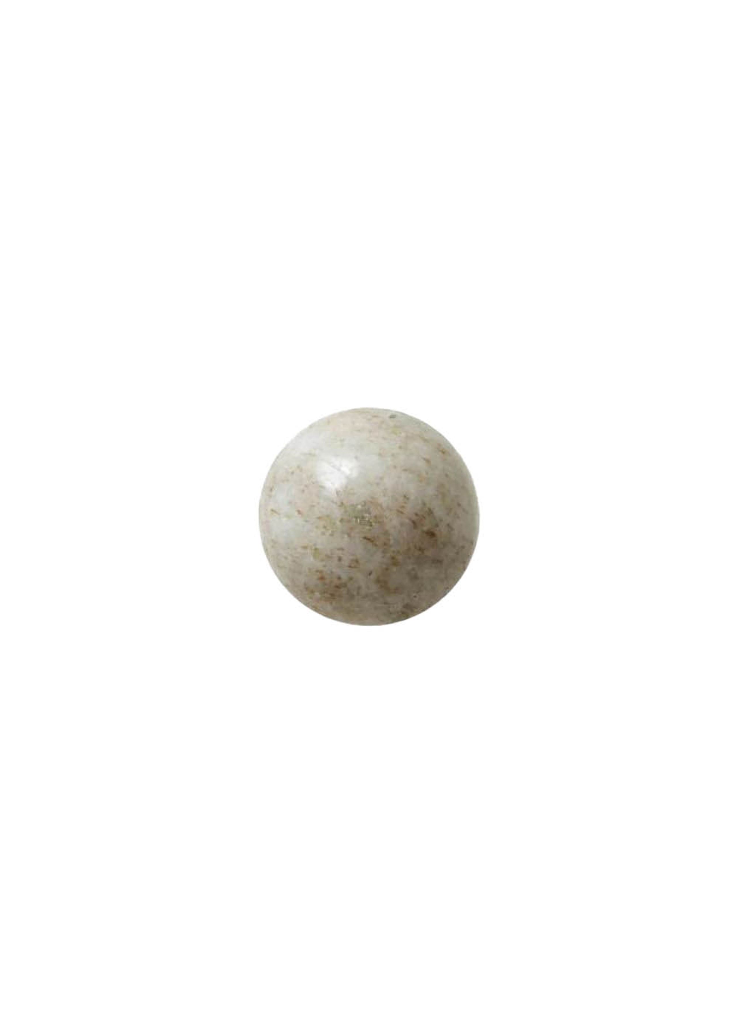 Nordal - Haken - ACTON knob, marble - Sand