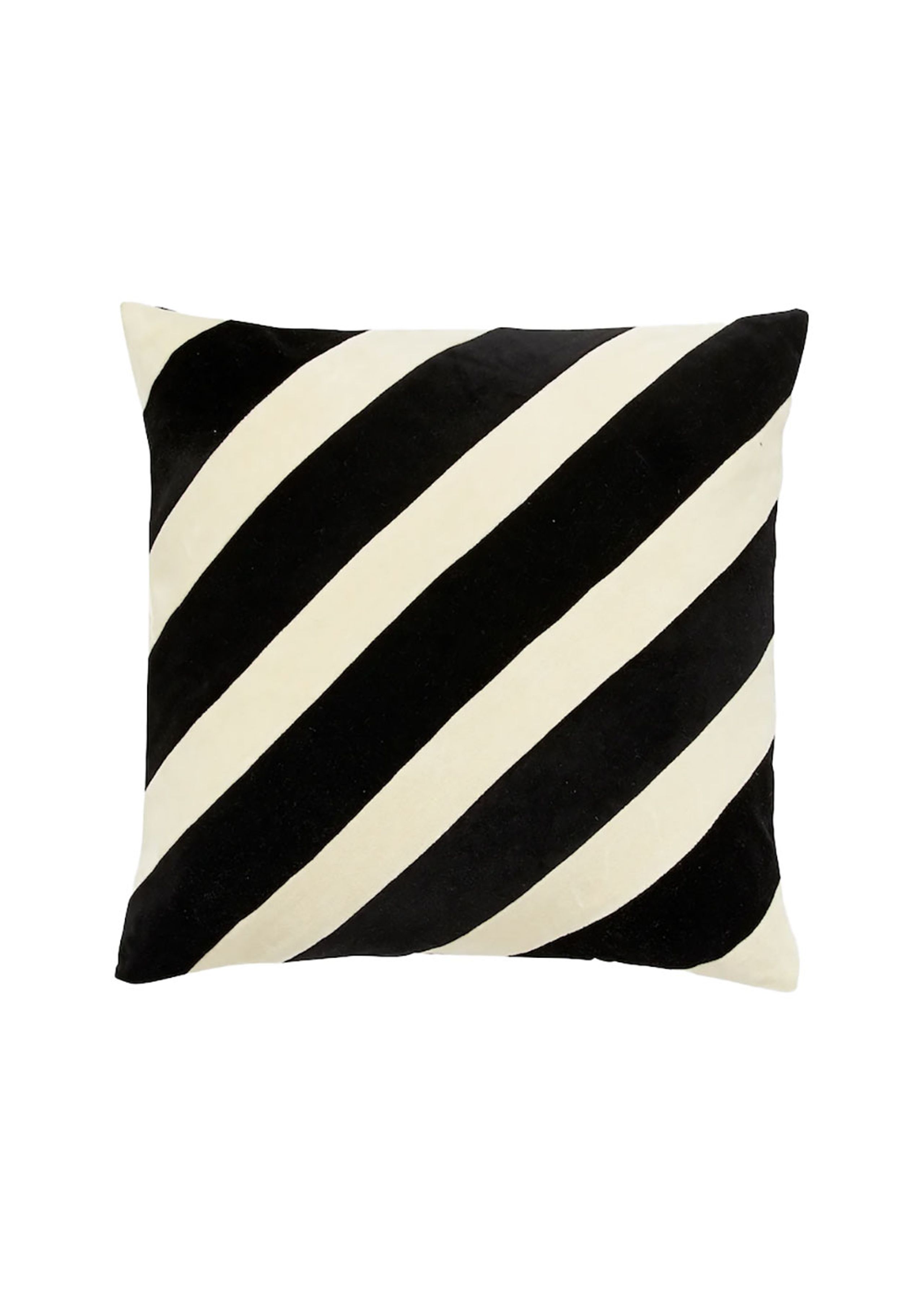Nordal - Capa de almofada - Theta Cushion Cover - White/Black