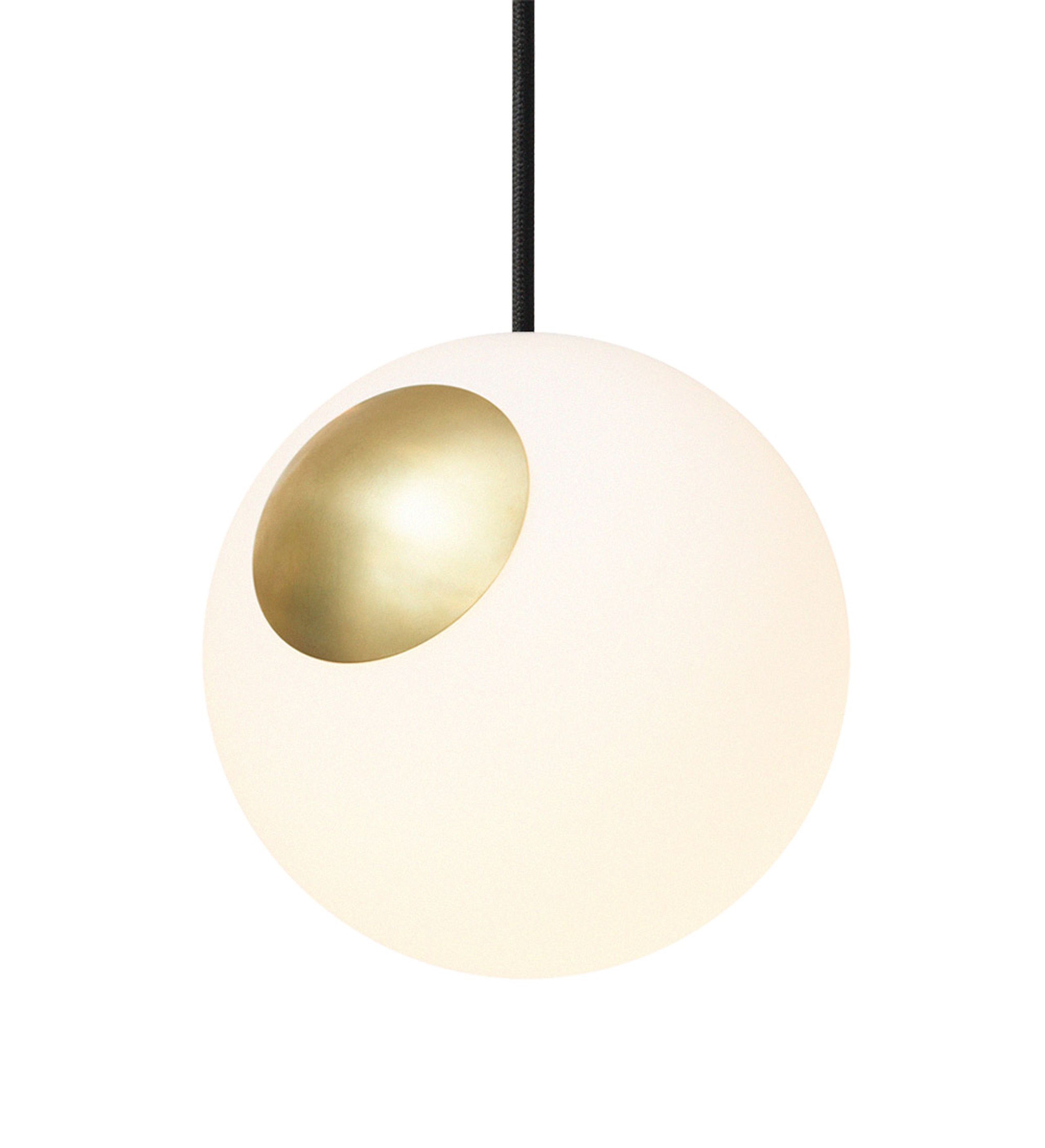 Nordic Tales - Lamp - Bright Spot Pendant - Glass/Brass - Black