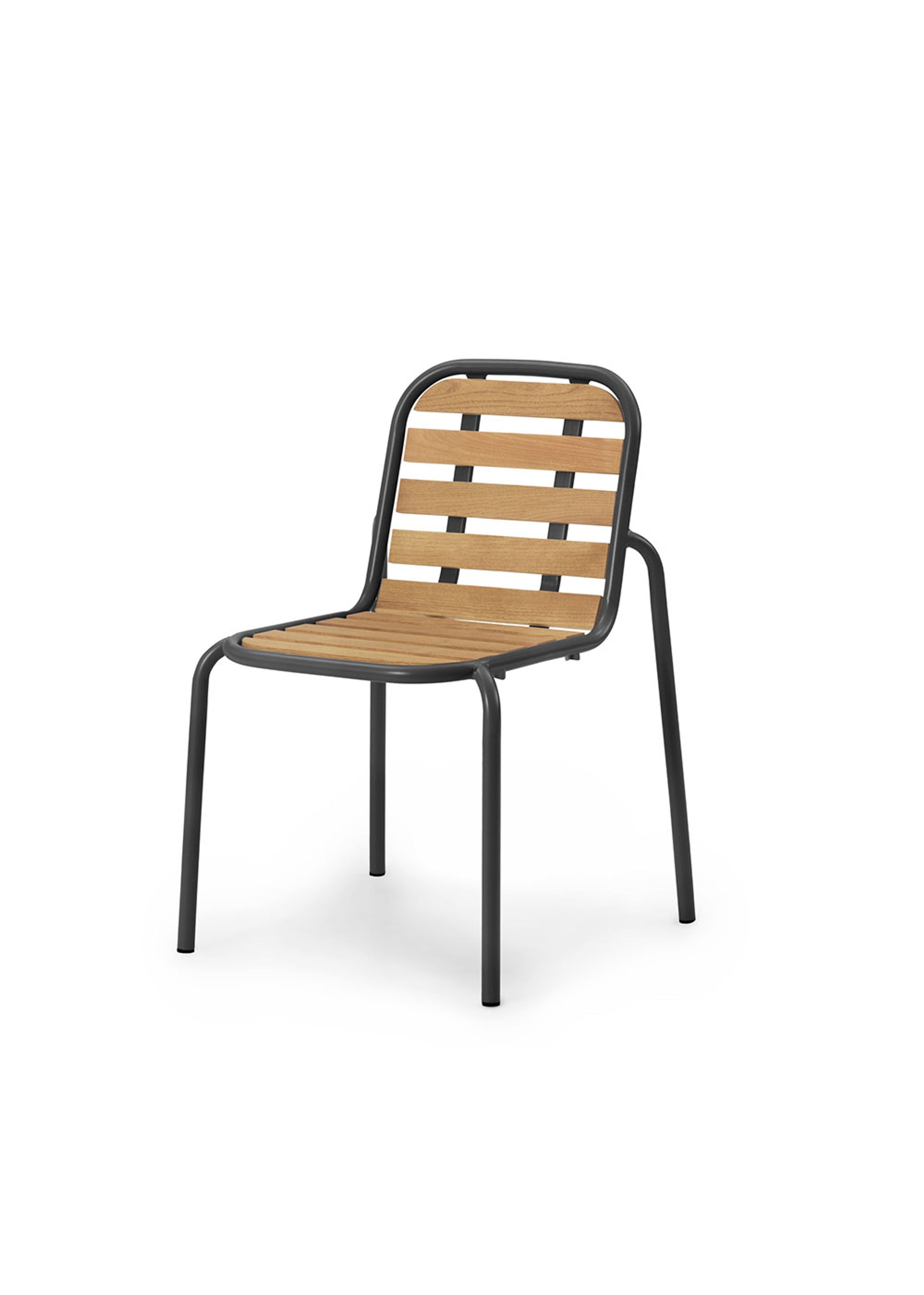 Normann Copenhagen - Gartenstuhl - Vig Chair Robinia - Black