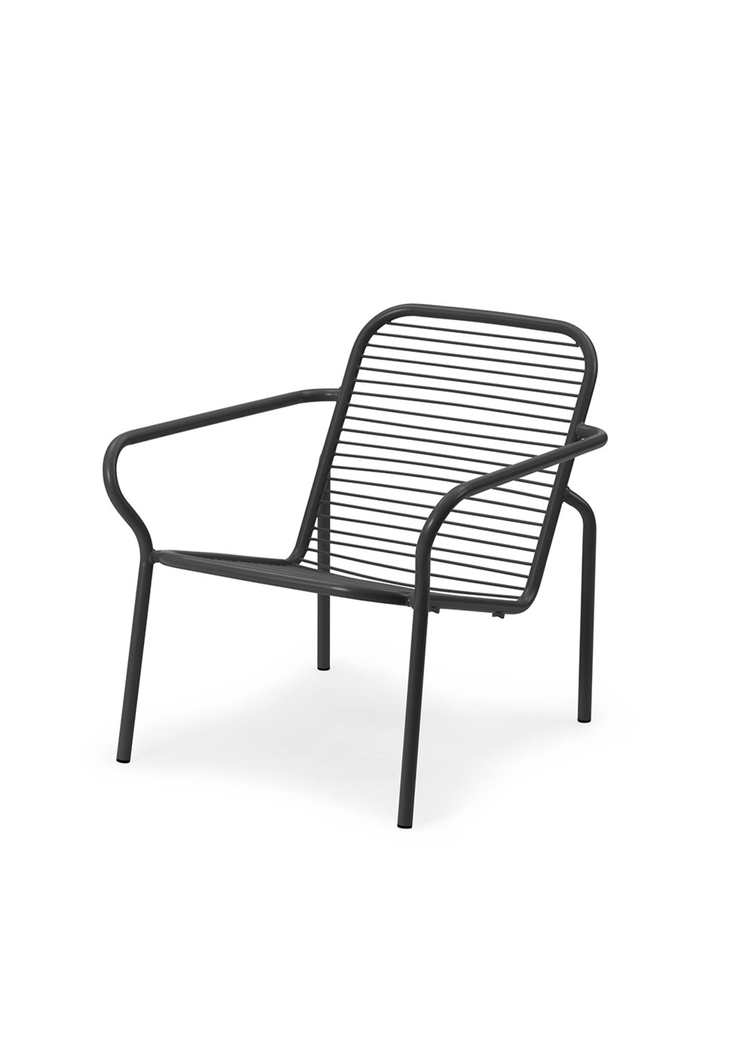 Normann Copenhagen - Gartenstuhl - Vig Lounge Chair - Black