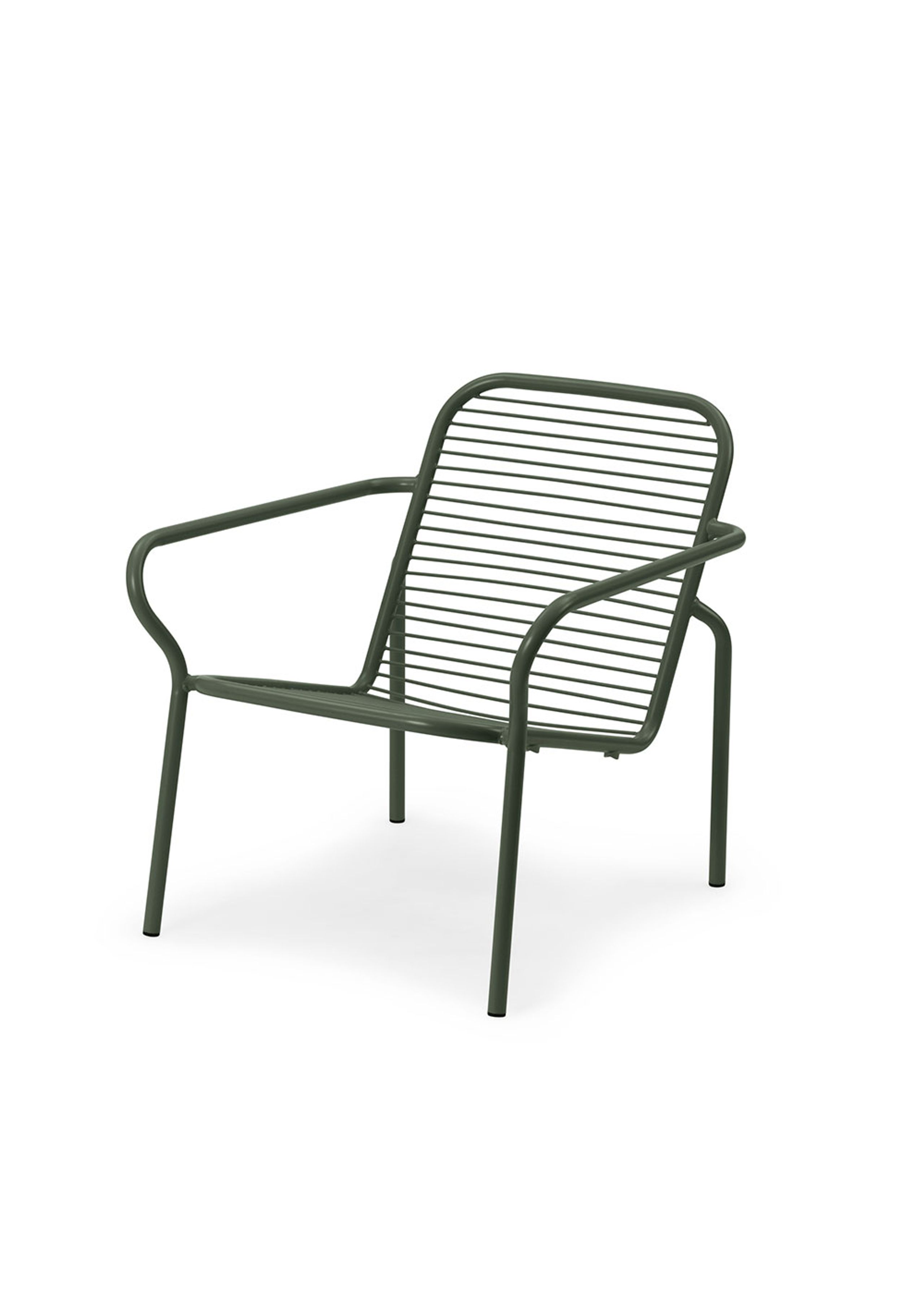 Normann Copenhagen - Tuinstoel - Vig Lounge Chair - Dark Green