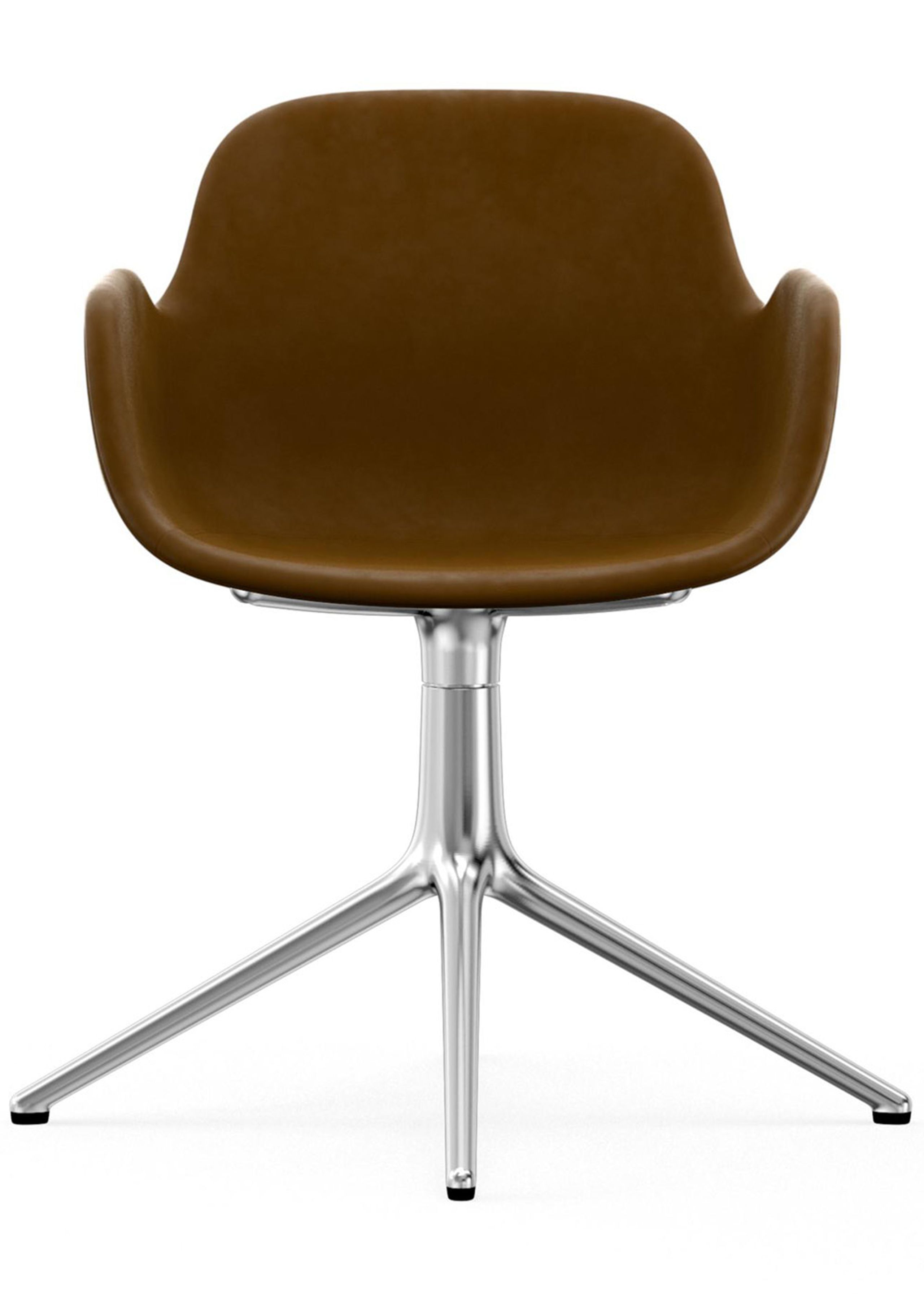 Normann Copenhagen - Poltrona - Form Armchair - Swivel 4L Full Upholstery - Frame: Aluminium / Fabric: City Velvet vol. 2 30