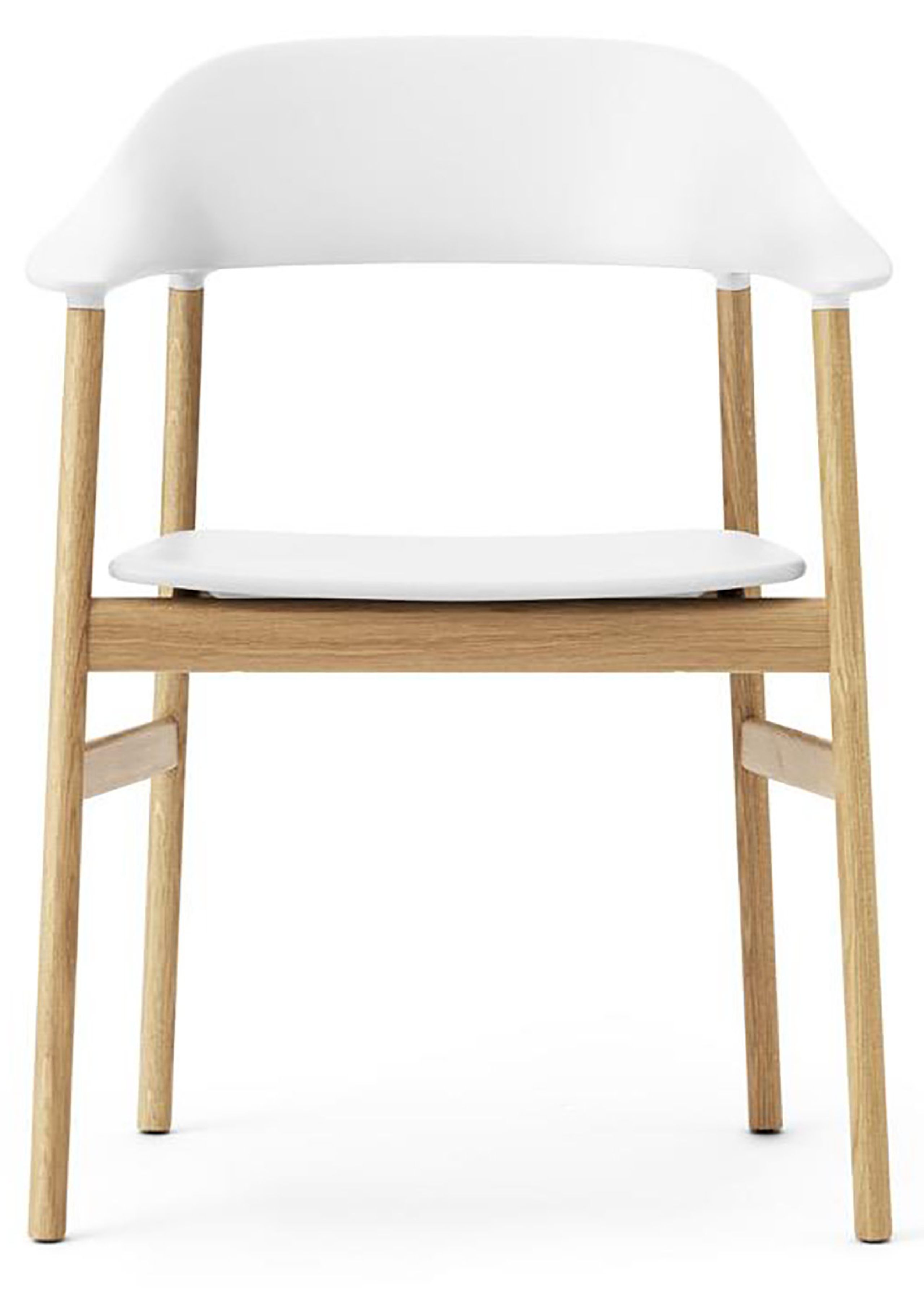 Normann Copenhagen - Chaise à manger - Herit armchair - White / Oak
