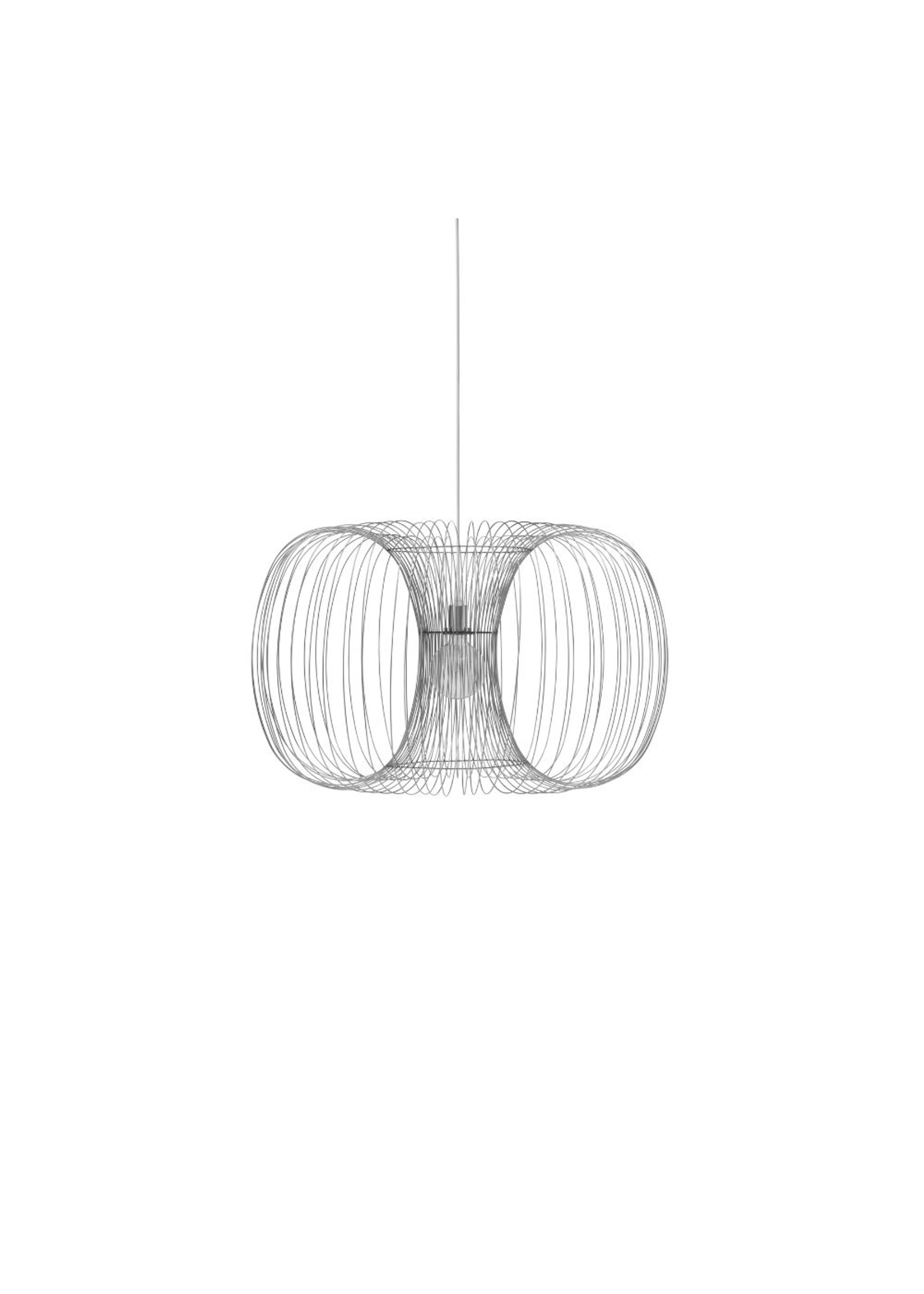 Normann Copenhagen - Pendelleuchte - Coil Lamp - Stainless Steel / M