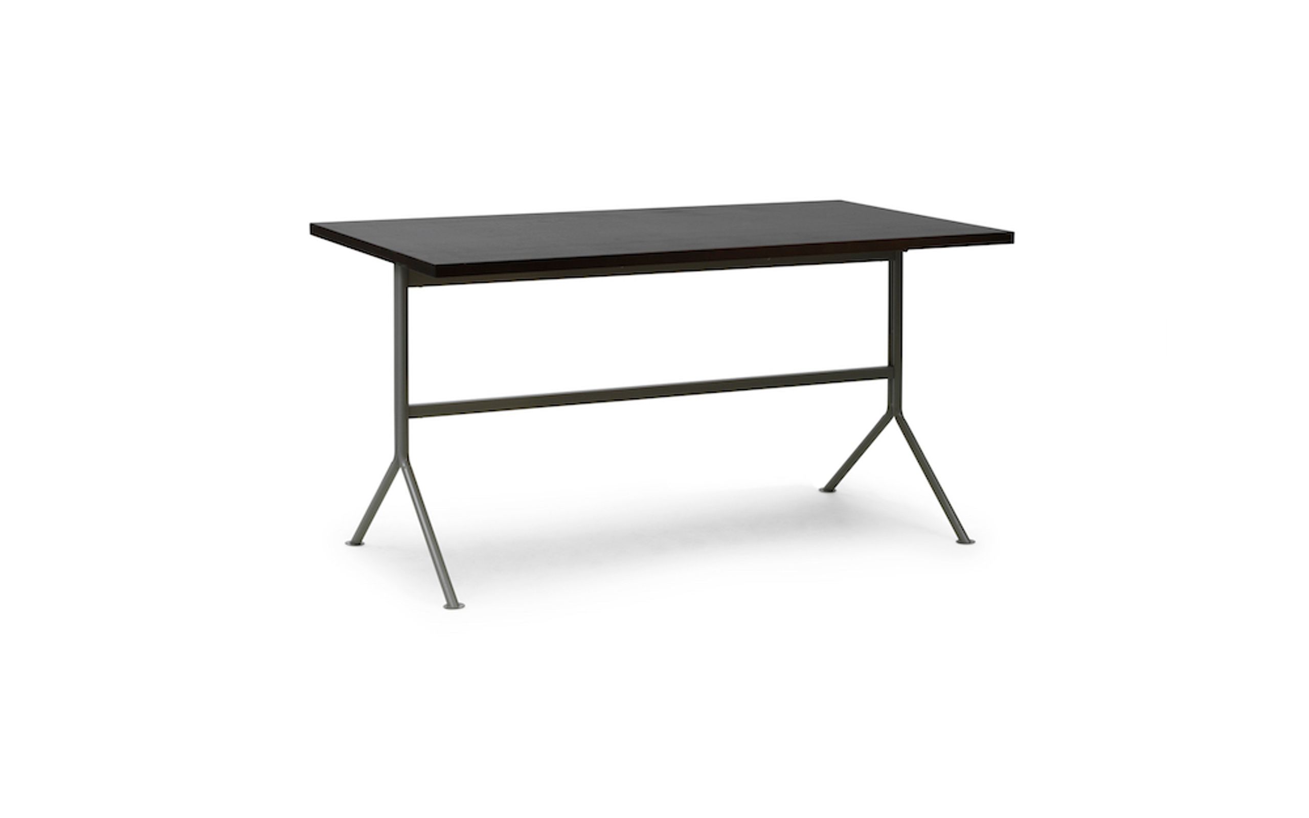 Normann Copenhagen - Schreibtisch - Kip Desk  - Dark Brown - Grey Steel
