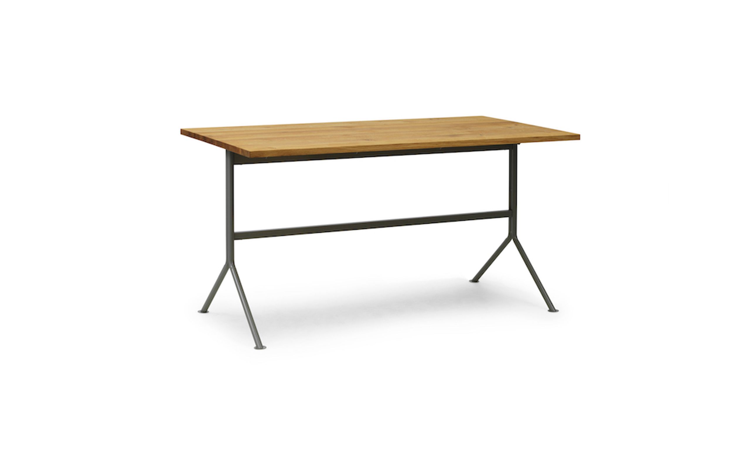Normann Copenhagen - Schreibtisch - Kip Desk  - Oak - Grey Steel