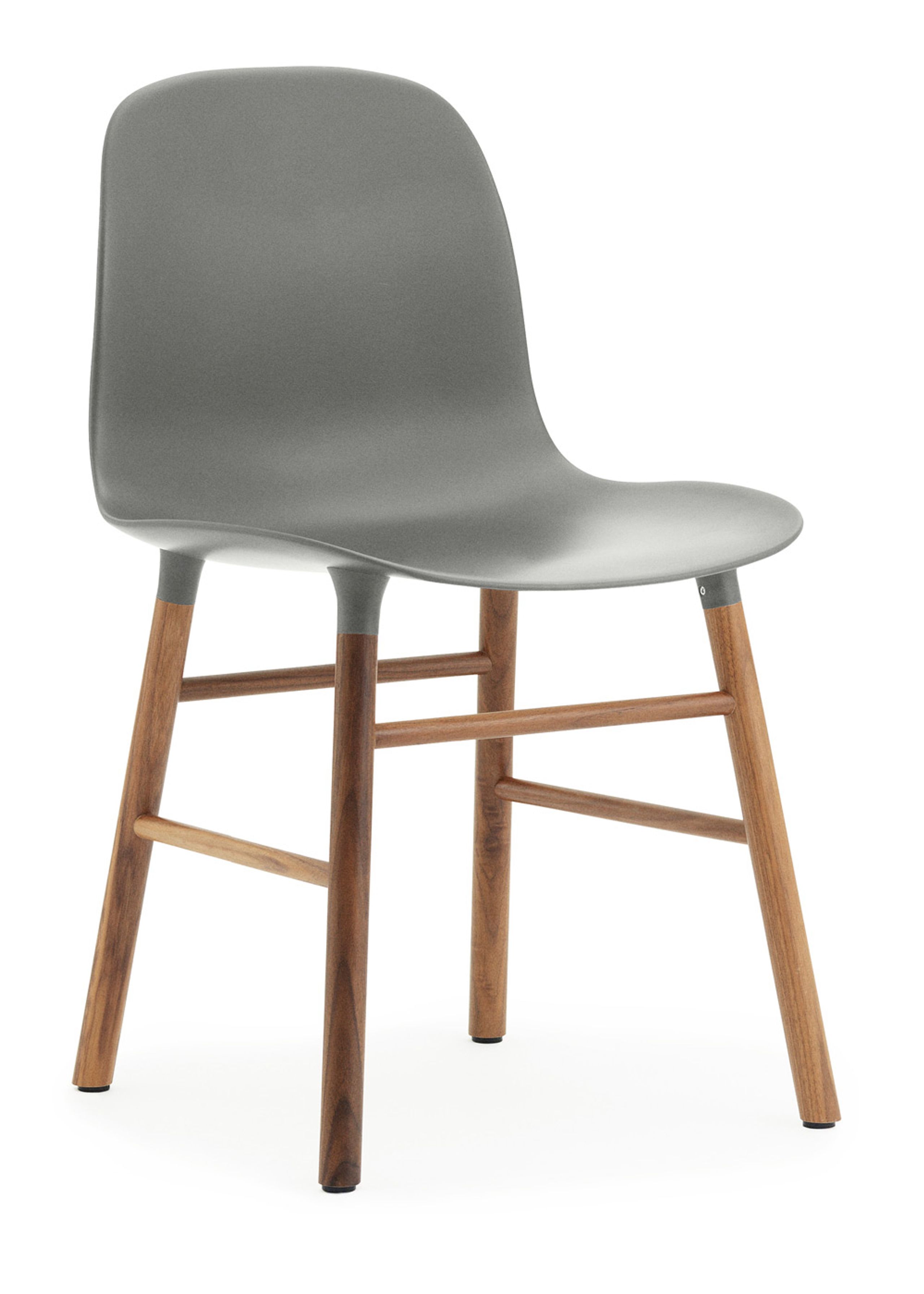 Normann Copenhagen - Stol - Form Chair - Grå/Valnød