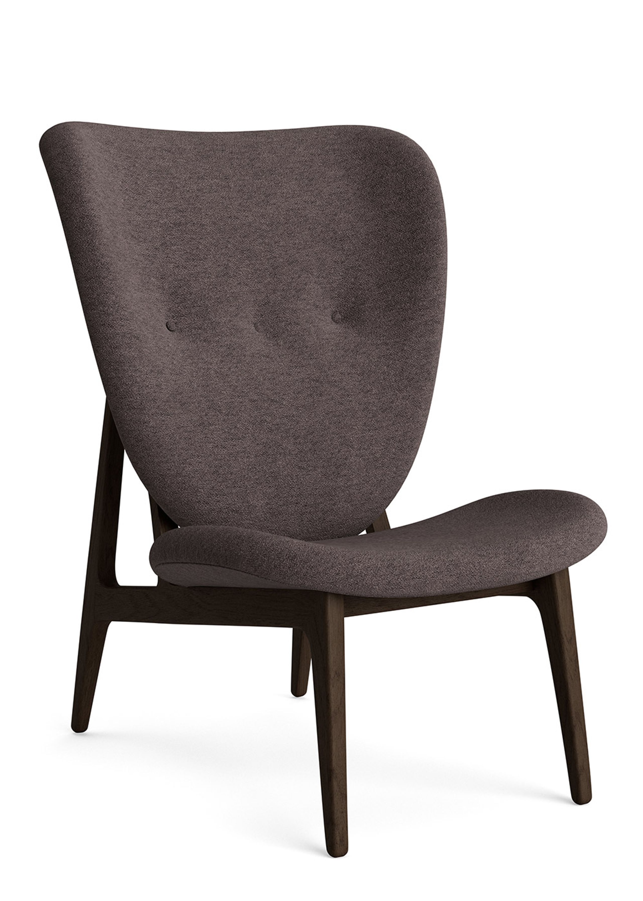 NORR11 - Lænestol - Elephant Lounge Chair - Fuld polstring - Dark Smoked Oak/Barnum Bouclé 11